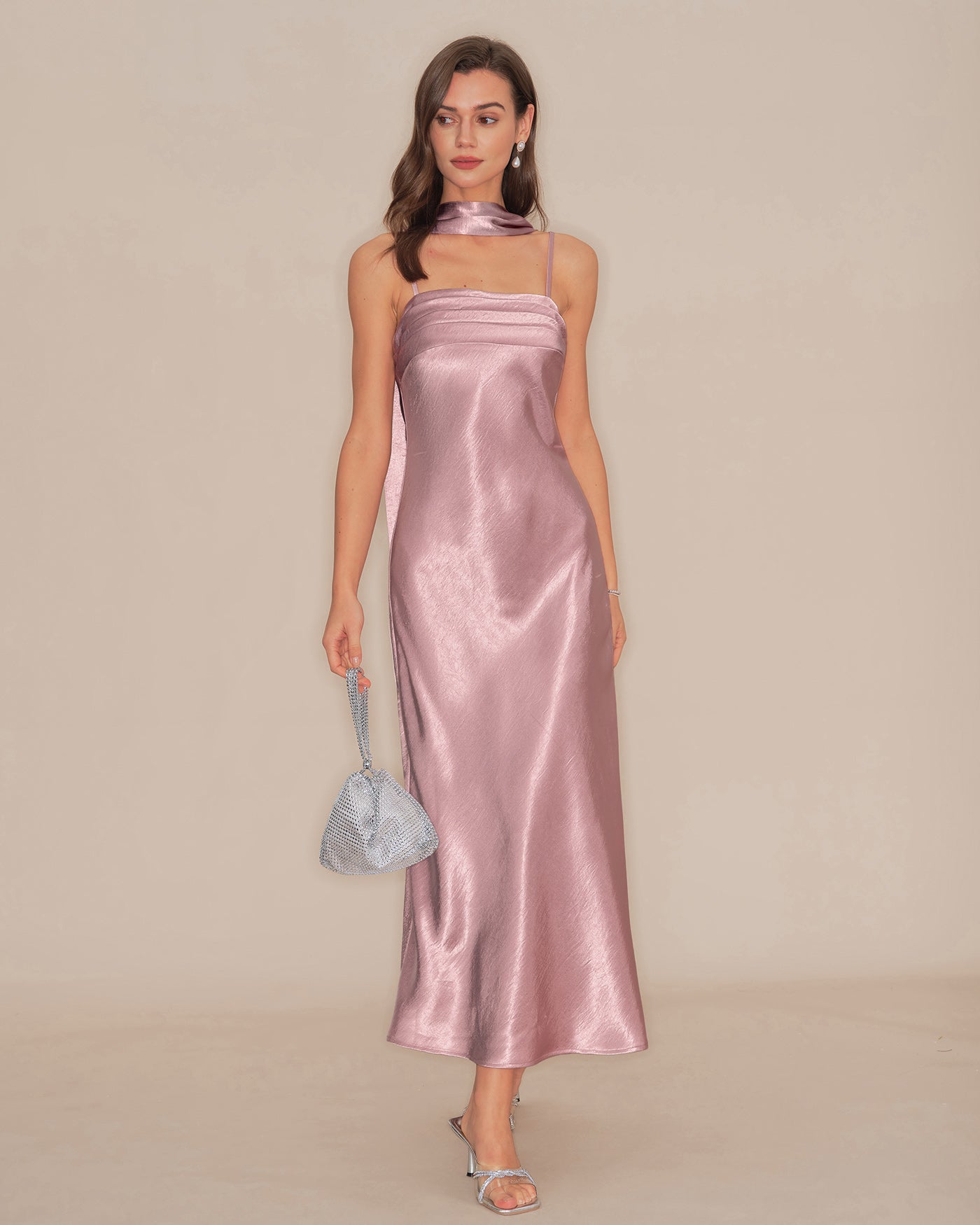Women's Woven Polyester Maxi Dress Dresses - RIHOAS