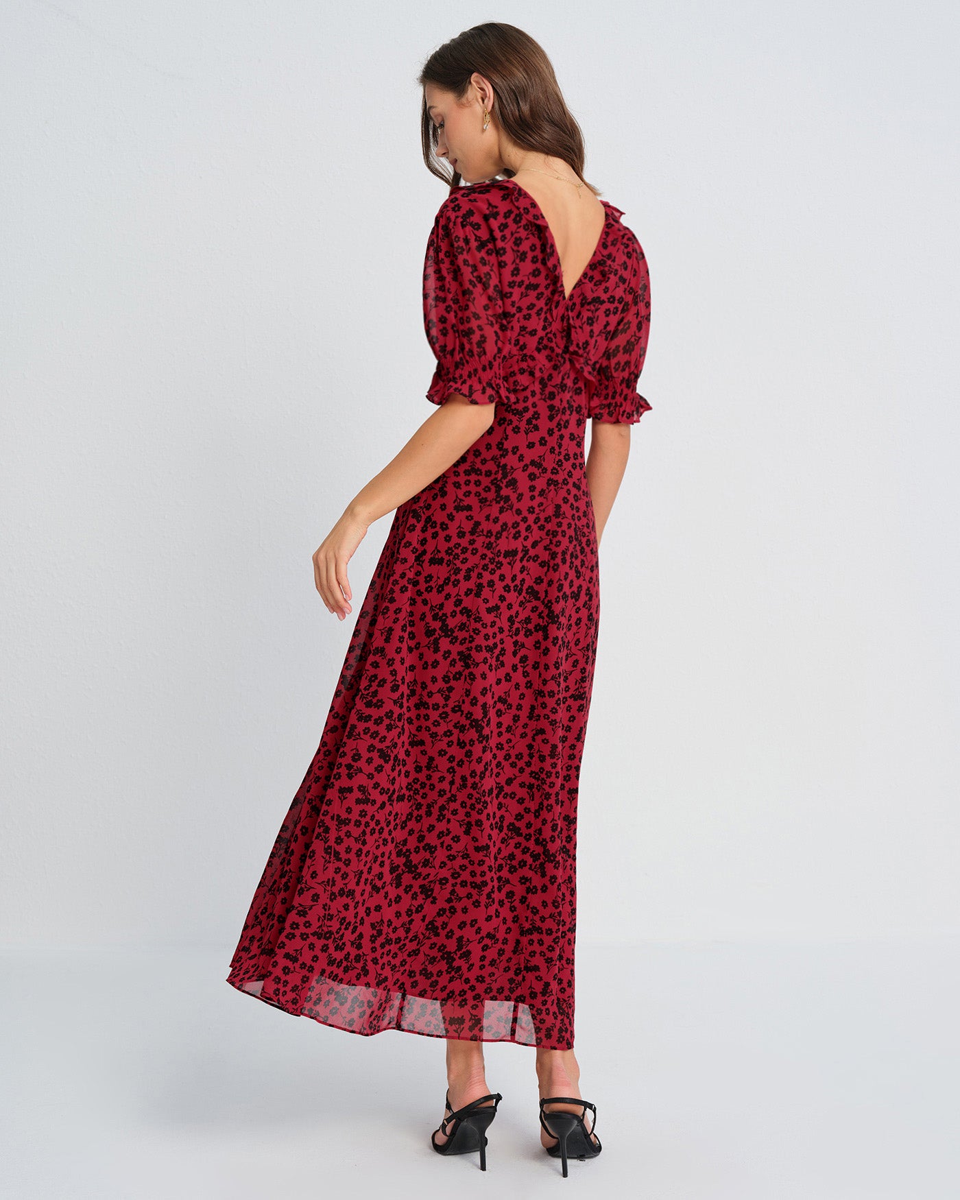 Women's Woven Polyester Maxi Dress Dresses - RIHOAS