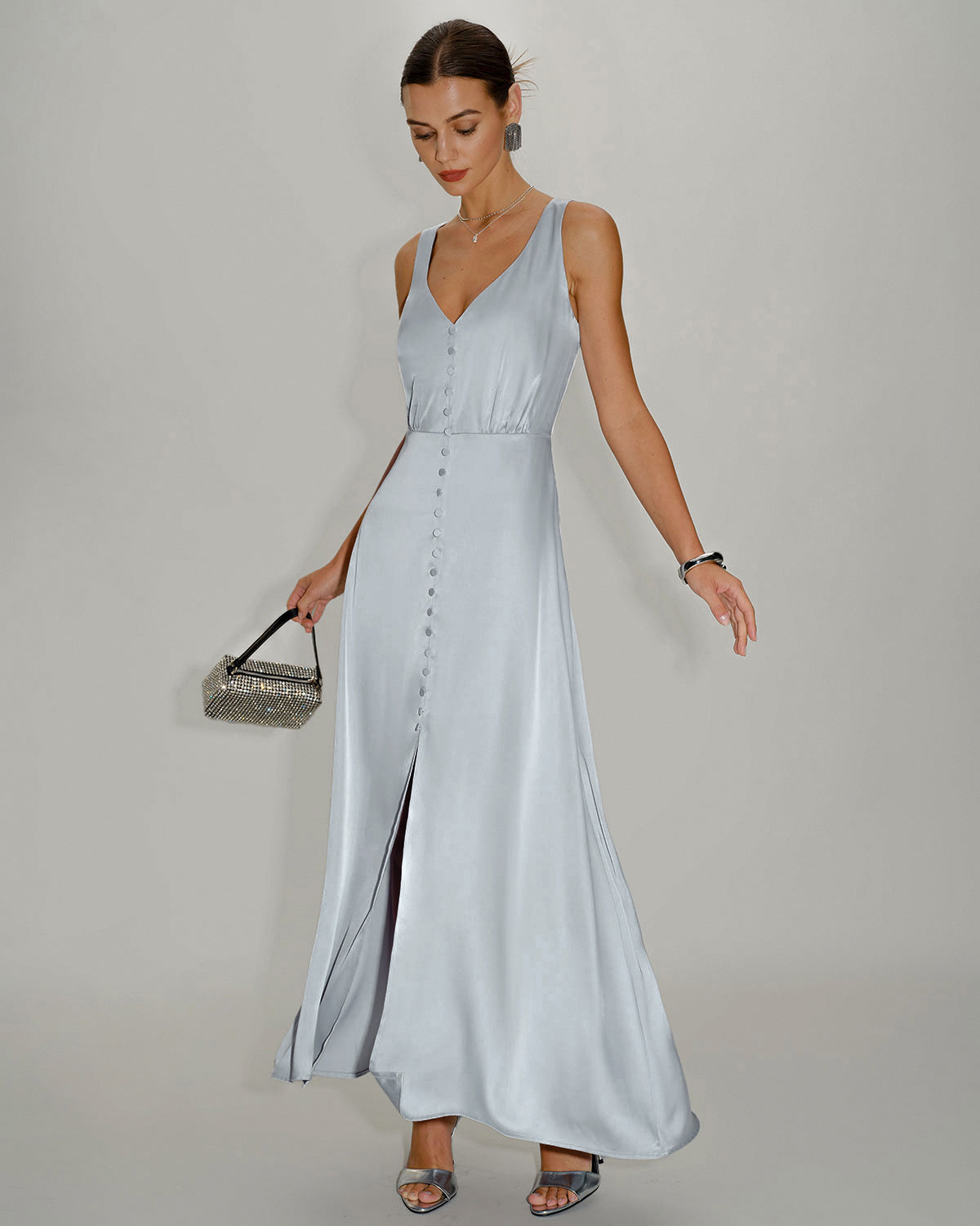 Women's Woven Polyester Maxi Dress Dresses - RIHOAS
