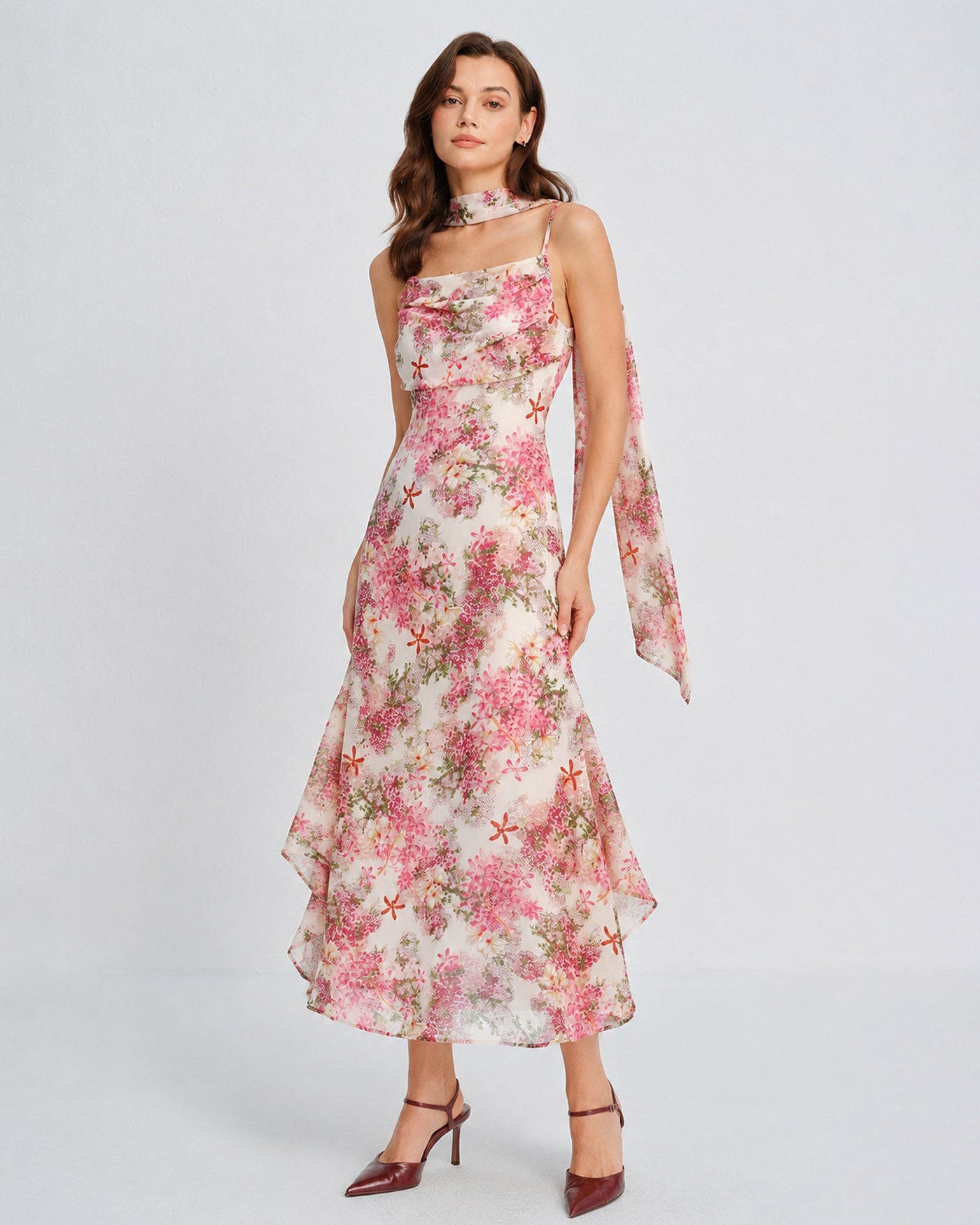 Women's Woven Polyester Maxi Dress Dresses - RIHOAS