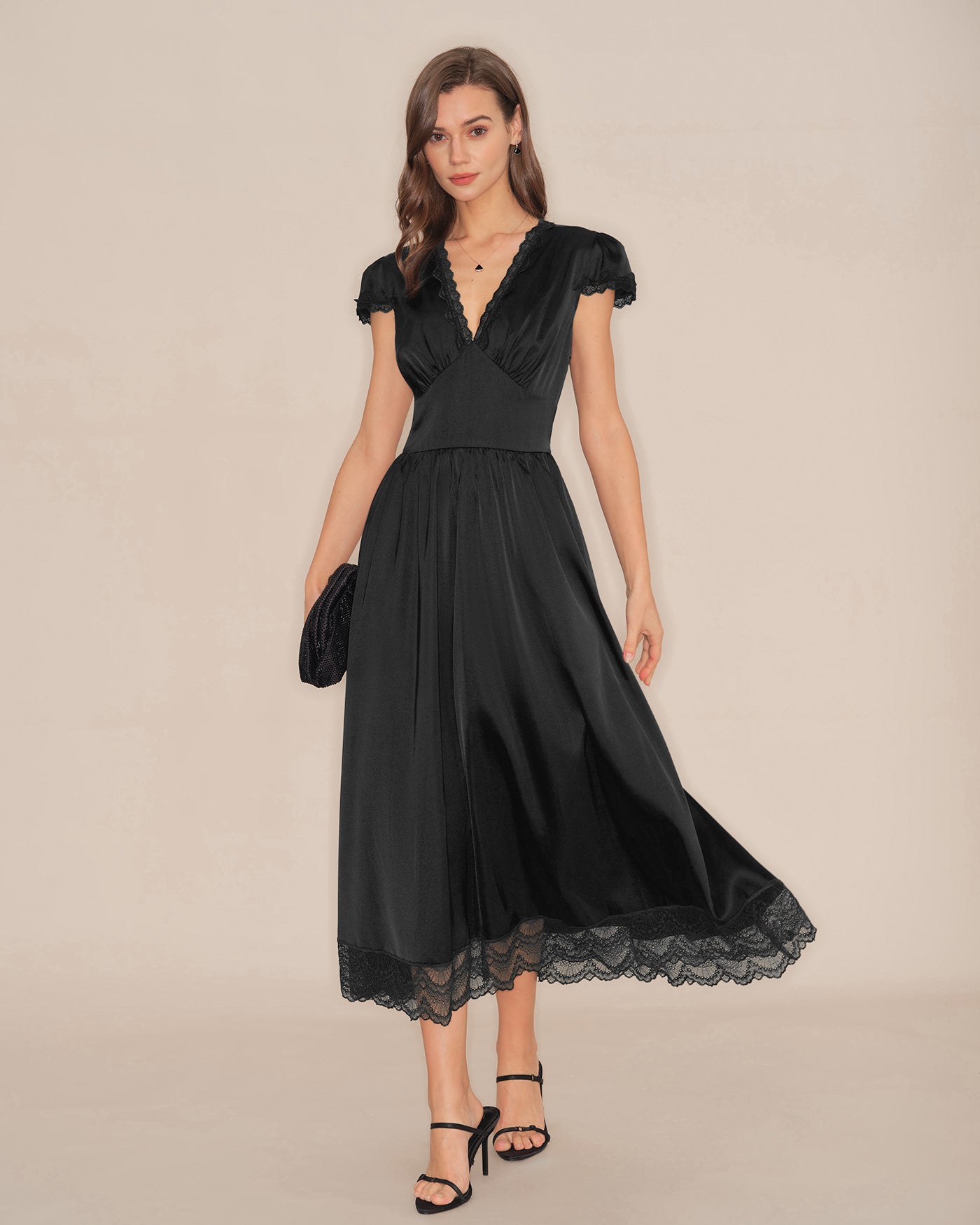 Women's Woven Polyester Maxi Dress Dresses - RIHOAS