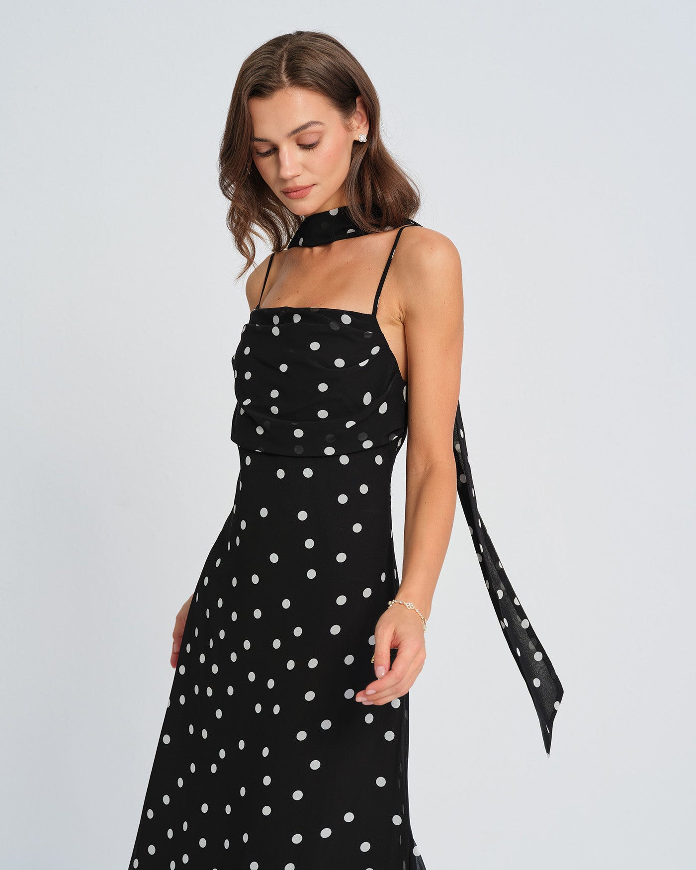 Women's woven polyester Maxi dress Dresses - RIHOAS