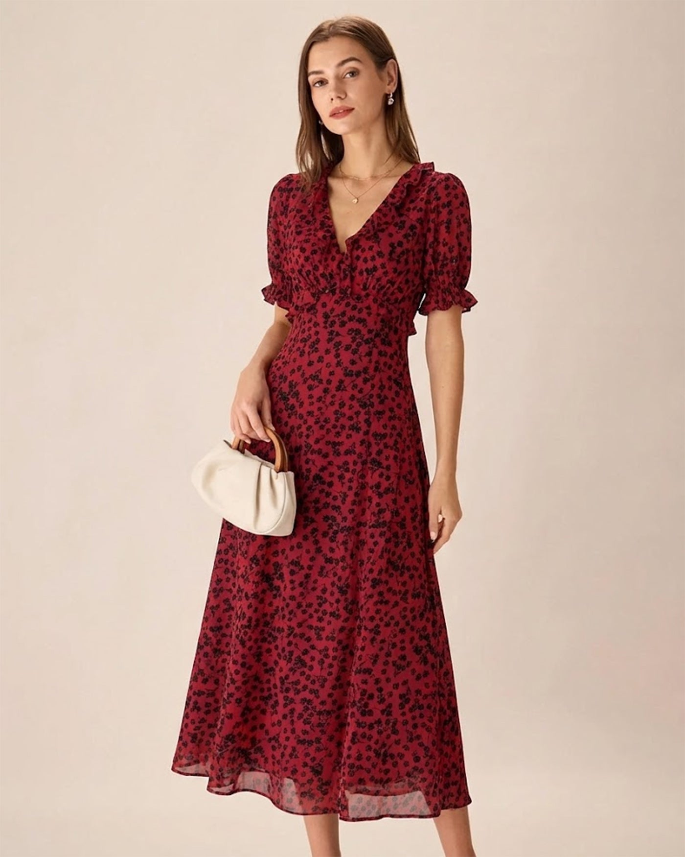 Women's Woven Polyester Maxi Dress Dresses - RIHOAS
