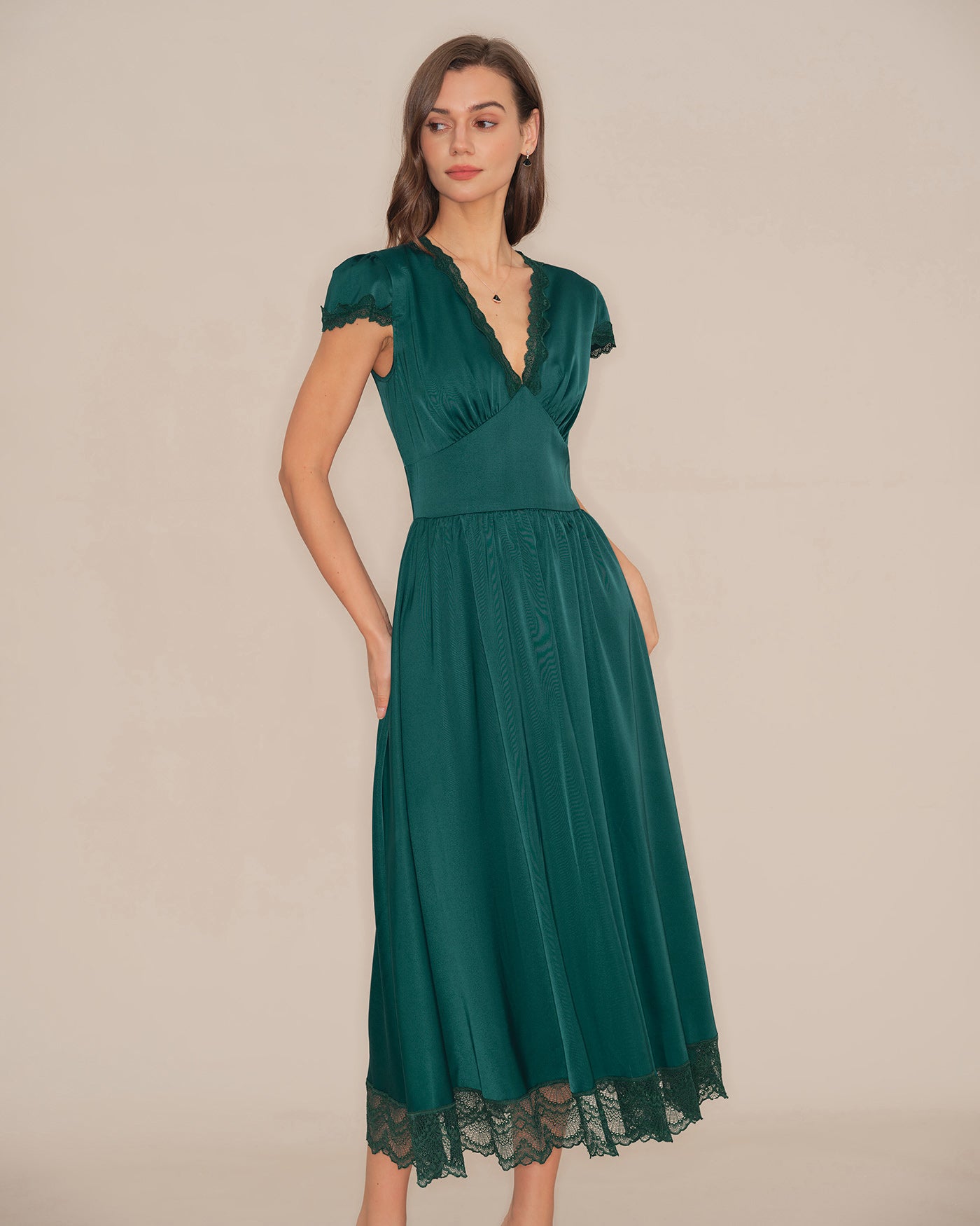 Women's Woven Polyester Maxi Dress Dresses - RIHOAS