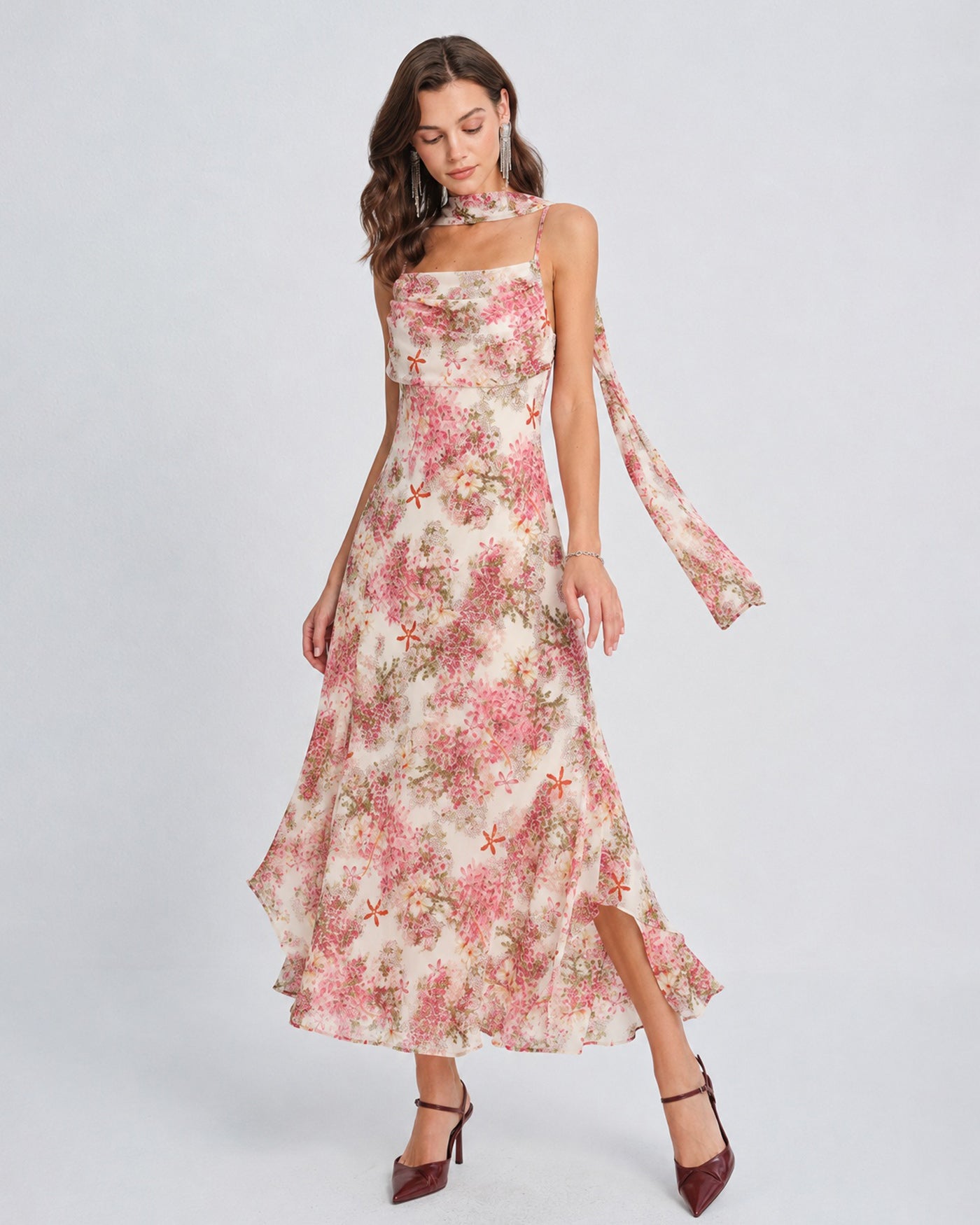 Women's Woven Polyester Maxi Dress Dresses - RIHOAS