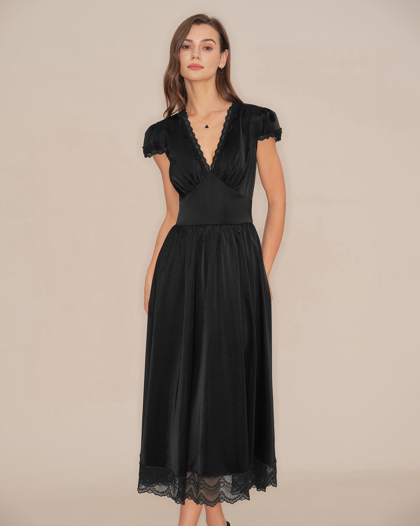 Women's Woven Polyester Maxi Dress Dresses - RIHOAS