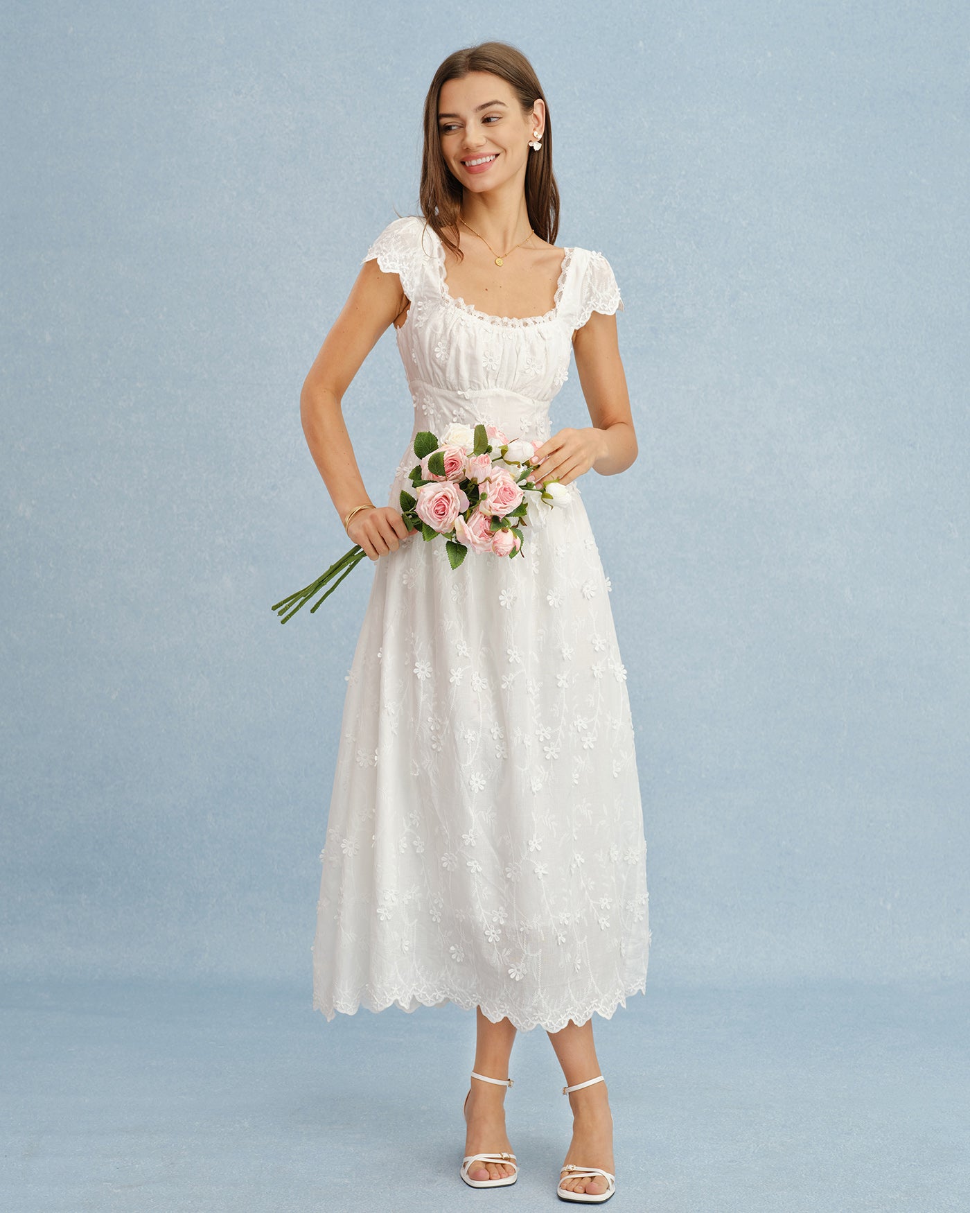 Women's Woven Polyester Maxi Dress Dresses - RIHOAS