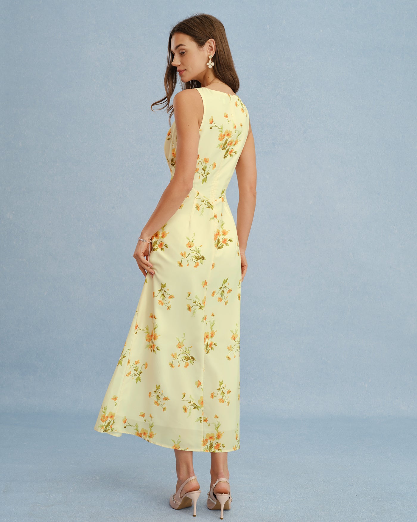 Women's Woven Polyester Maxi Dress Dresses - RIHOAS