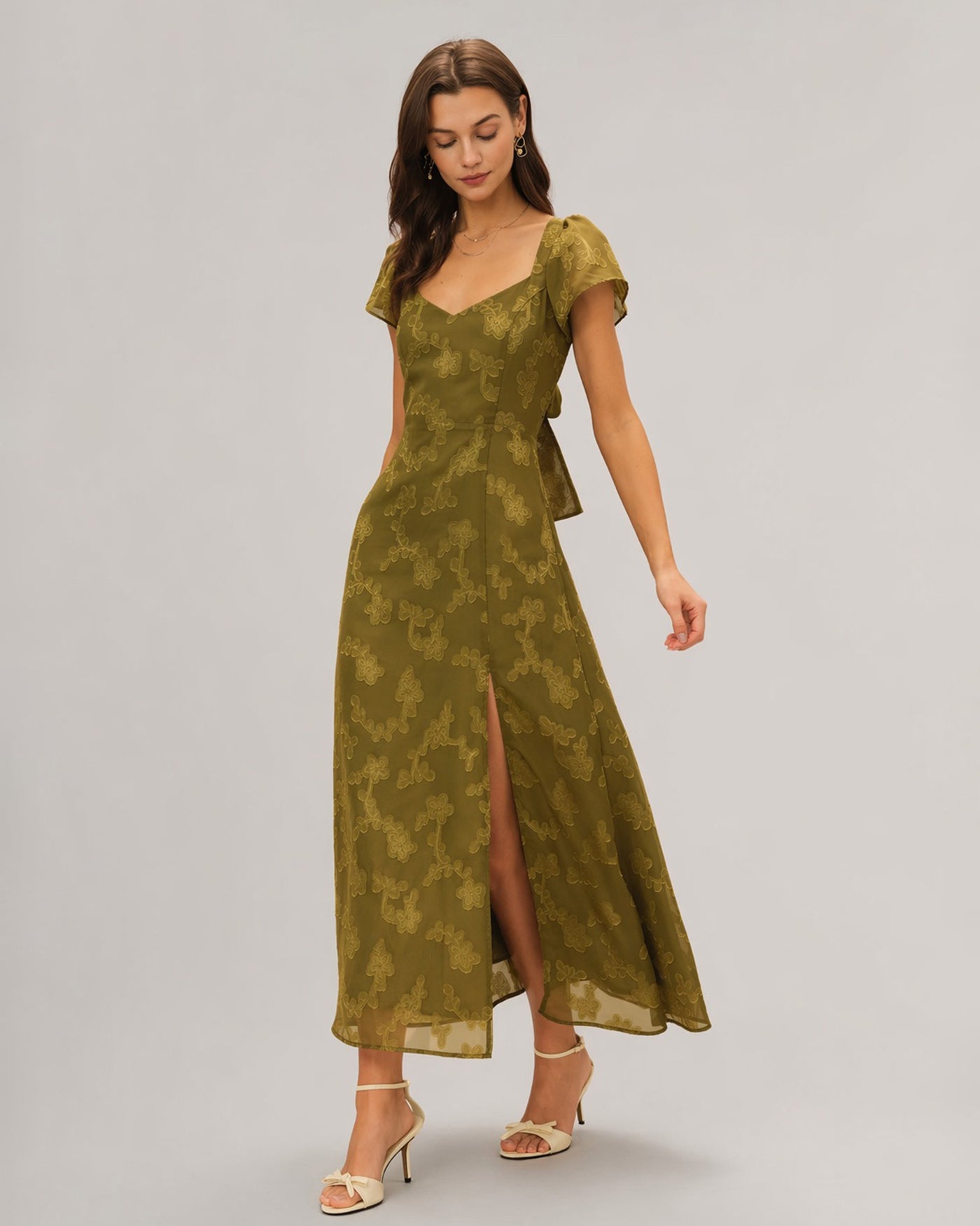 Women's Woven Polyester Maxi Dress Dresses - RIHOAS