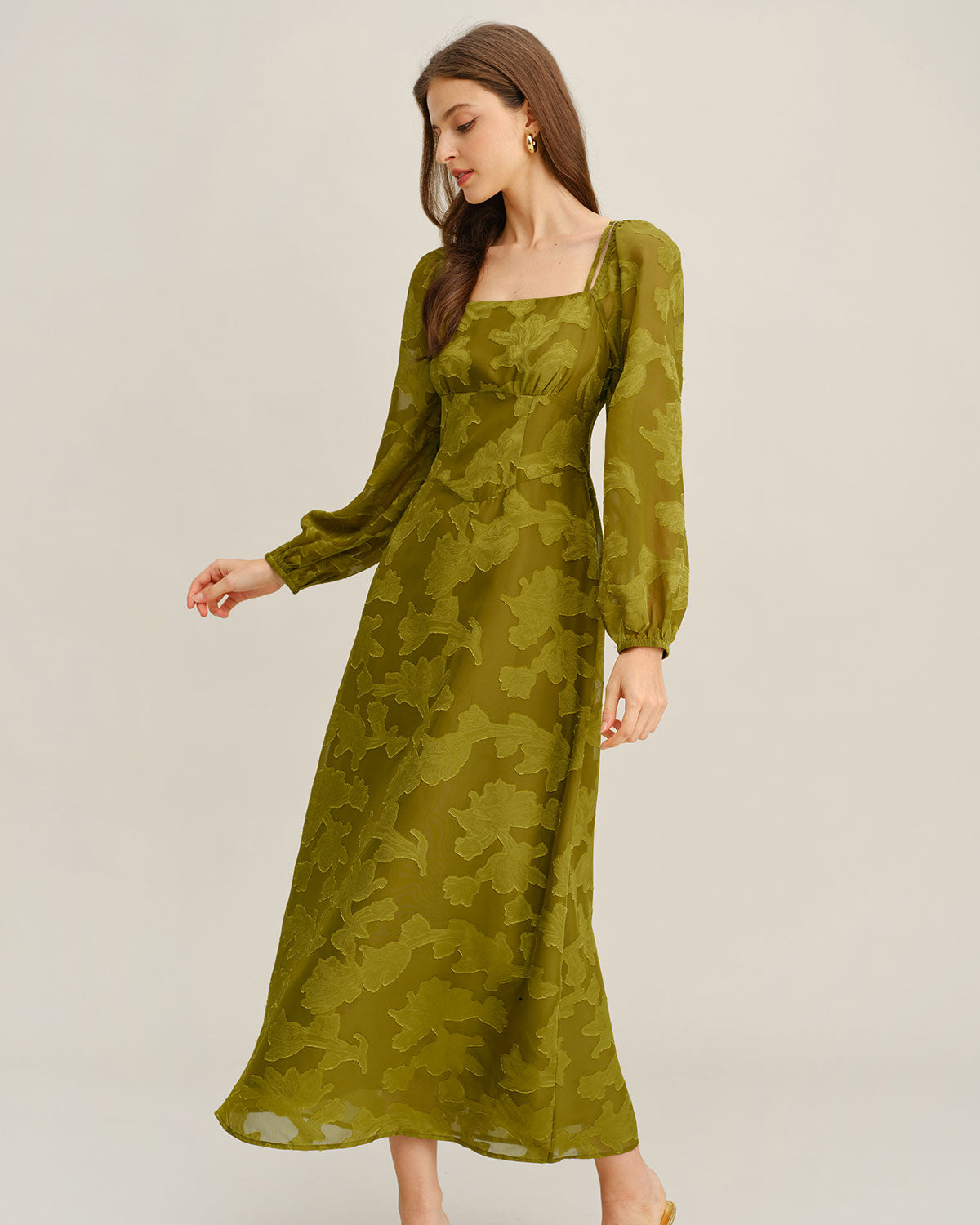 Women's Woven Polyester Maxi Dress Dresses - RIHOAS