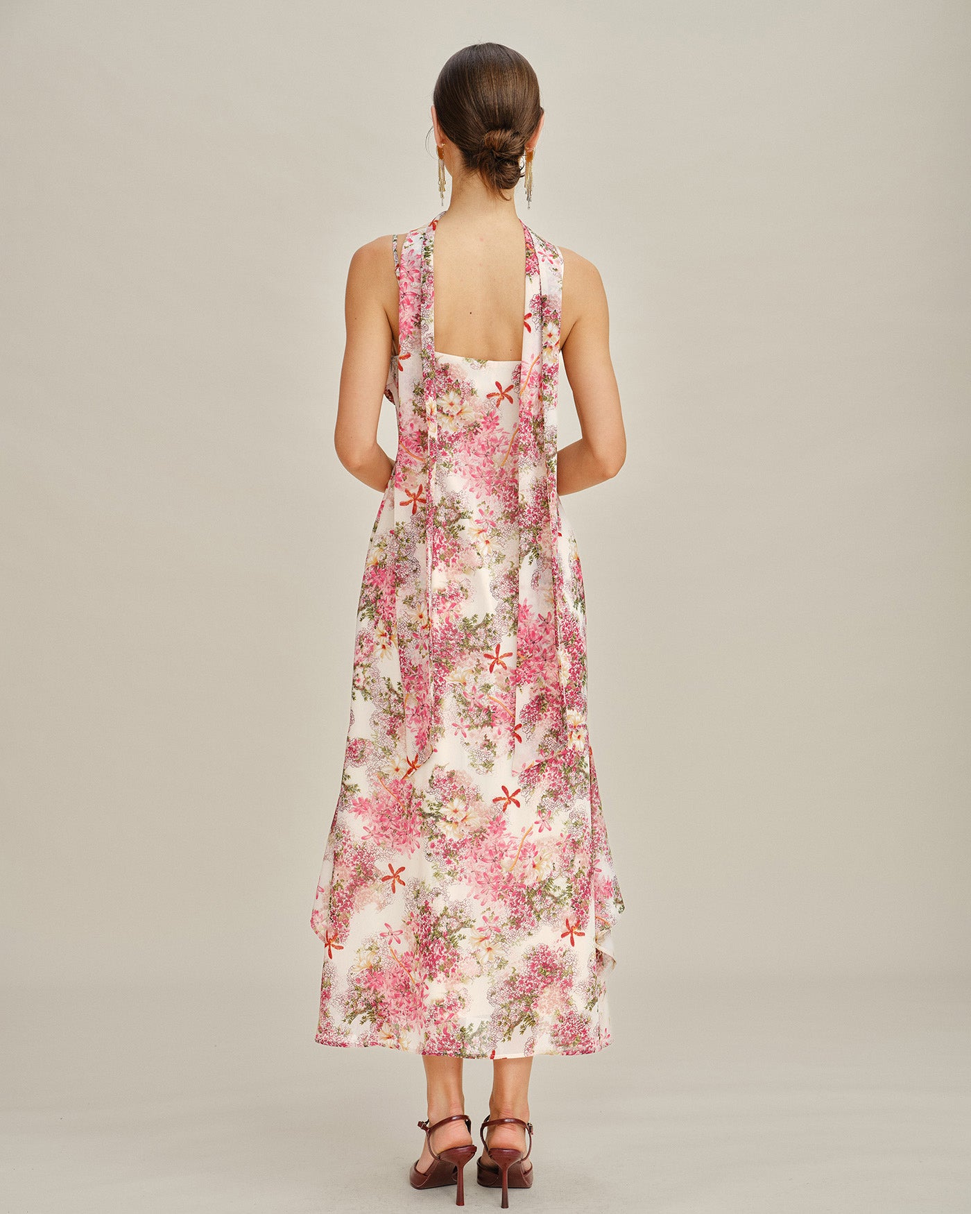 Women's Woven Polyester Maxi Dress Dresses - RIHOAS