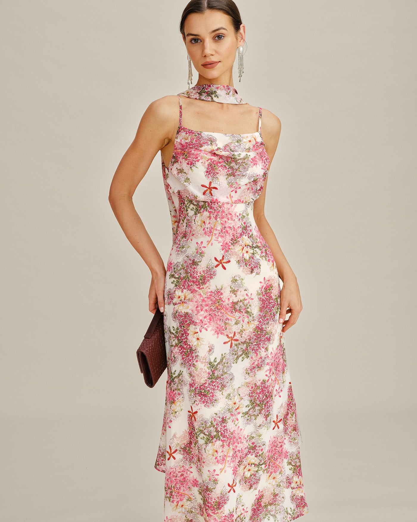Women's Woven Polyester Maxi Dress Dresses - RIHOAS