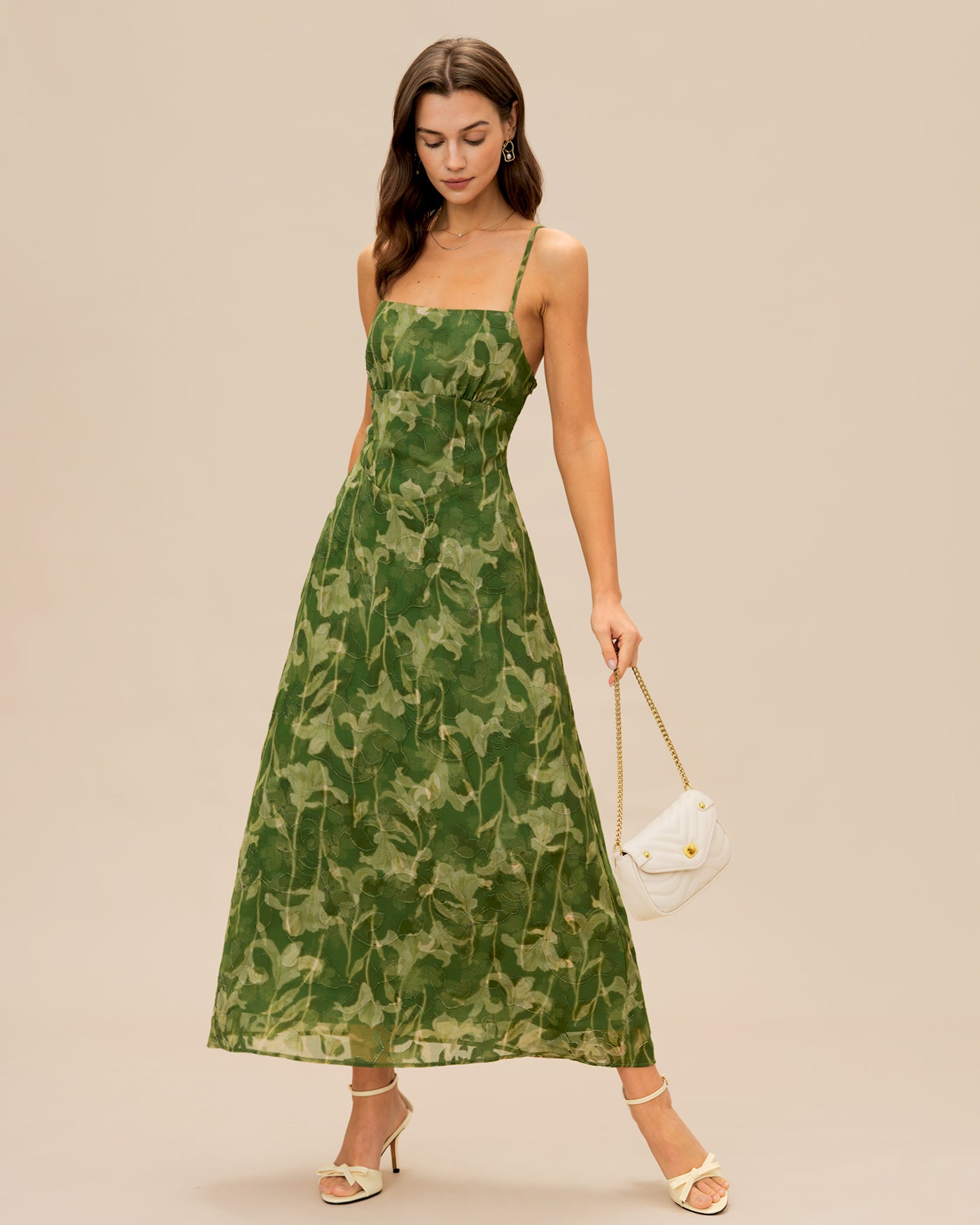 Women's Woven Polyester Maxi Dress Dresses - RIHOAS