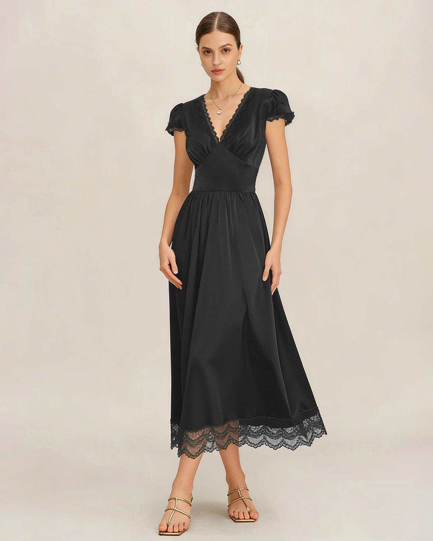 Women's Woven Polyester Maxi Dress Dresses - RIHOAS