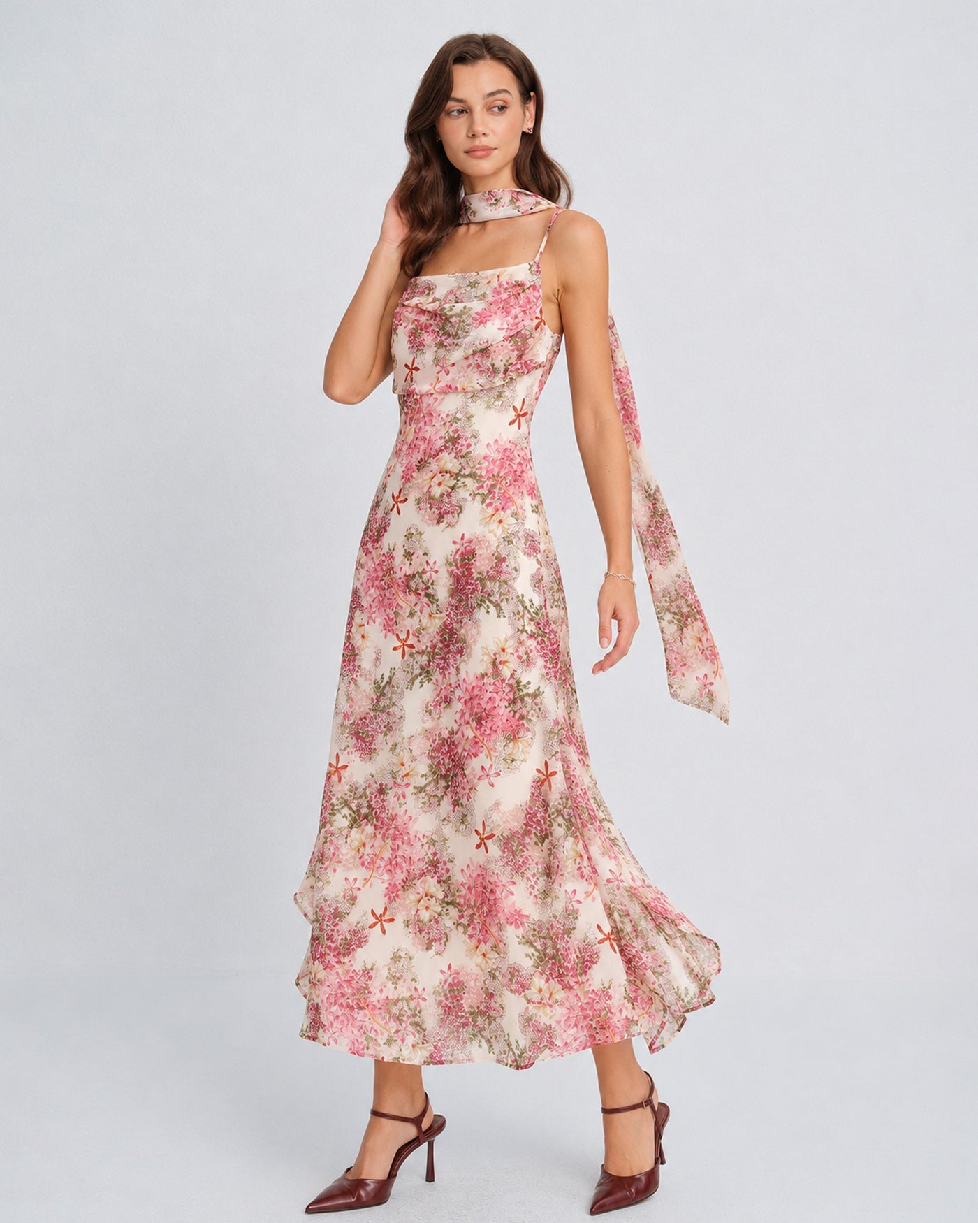 Women's Woven Polyester Maxi Dress Dresses - RIHOAS