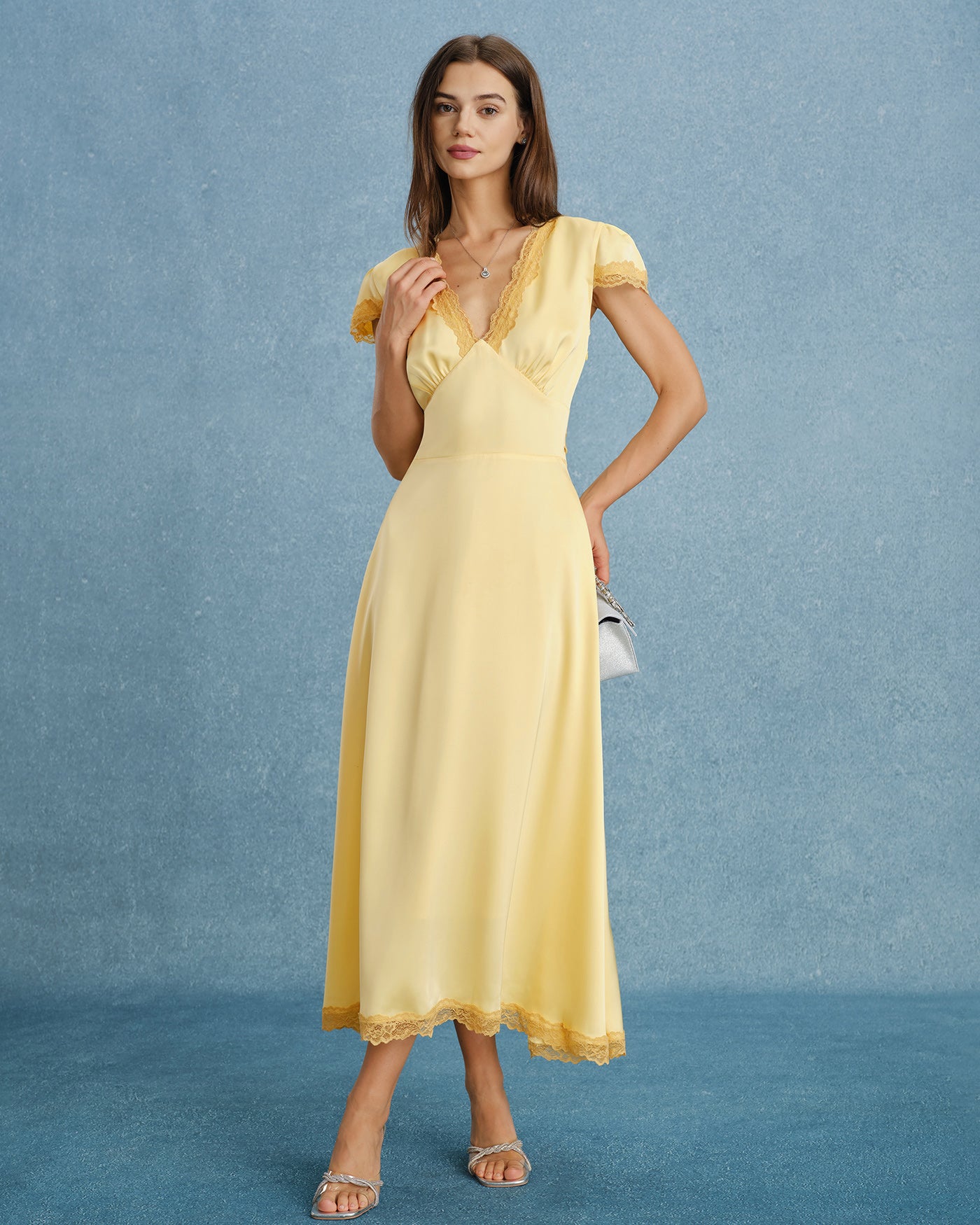 Women's Woven Polyester Maxi Dress Dresses - RIHOAS