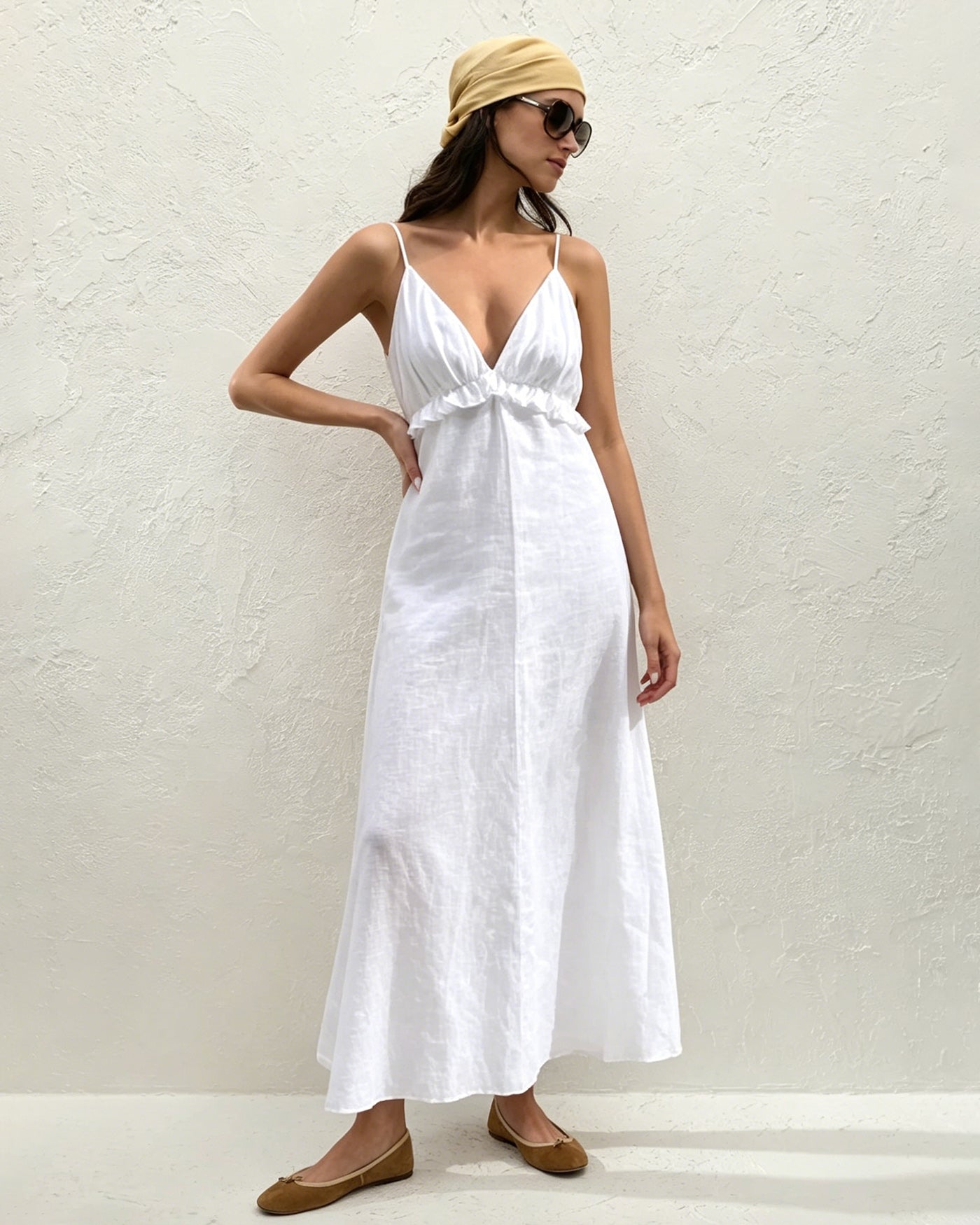 Women's Woven Polyester Maxi Dress Dresses - RIHOAS
