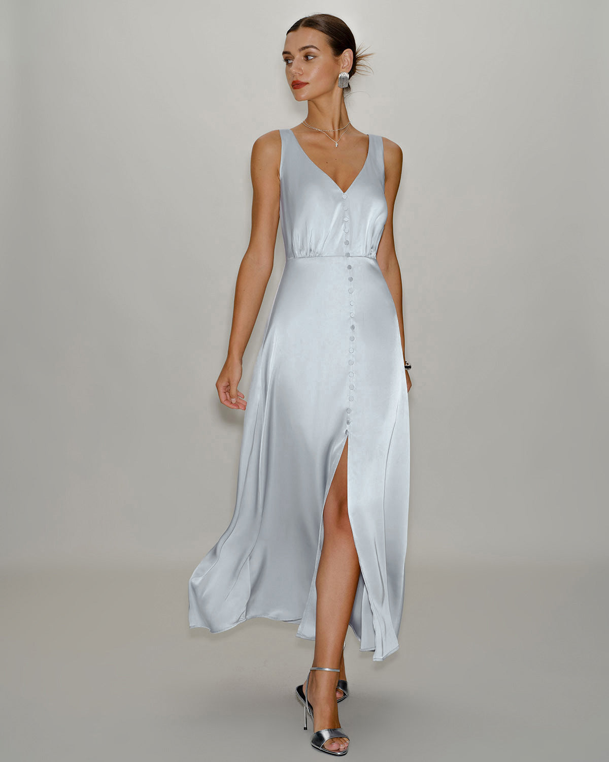 Women's Woven Polyester Maxi Dress Dresses - RIHOAS