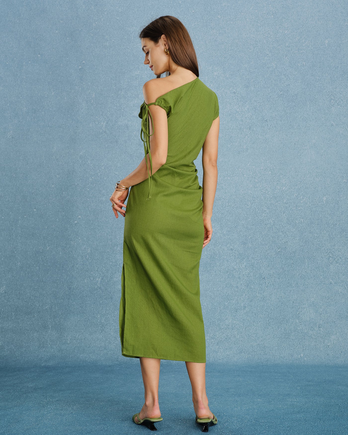 Women's Woven Polyester Maxi Dress Dresses - RIHOAS
