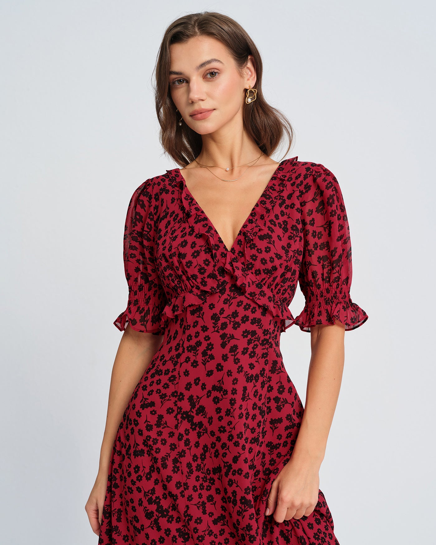 Women's Woven Polyester Maxi Dress Dresses - RIHOAS