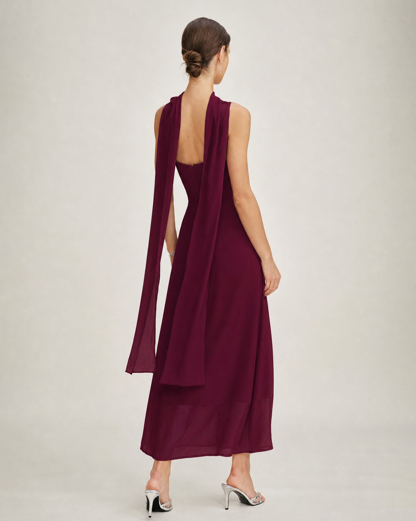 Women's Woven Polyester Maxi Dress Dresses - RIHOAS
