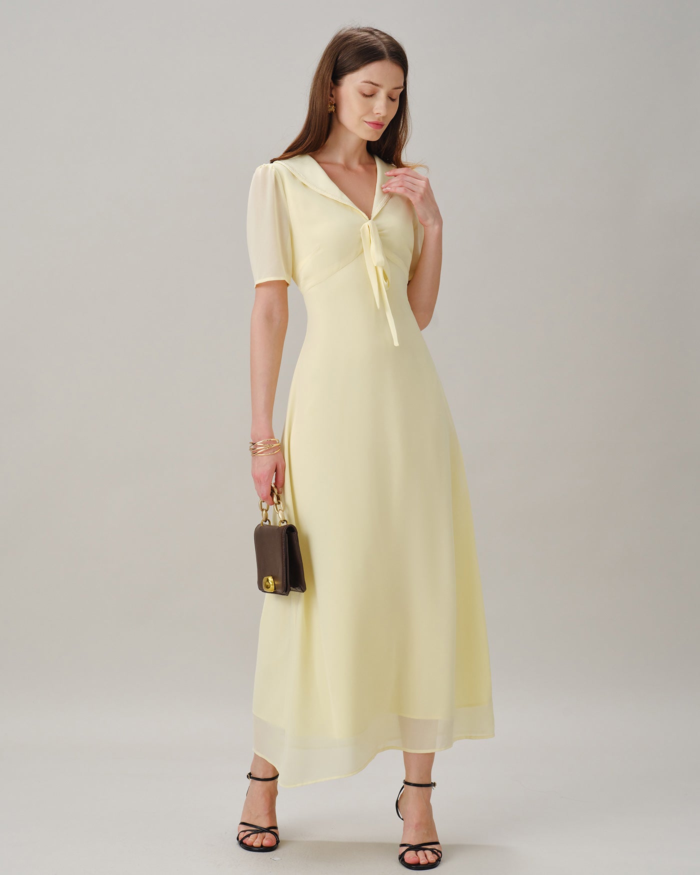 Women's Woven Polyester Maxi Dress Dresses - RIHOAS