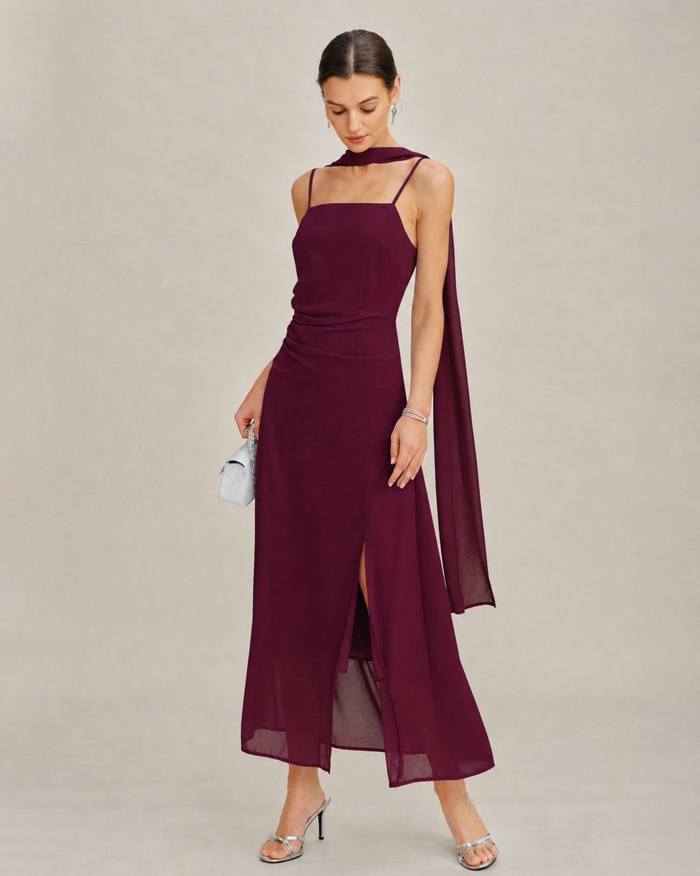 Women's Woven Polyester Maxi Dress Dresses - RIHOAS