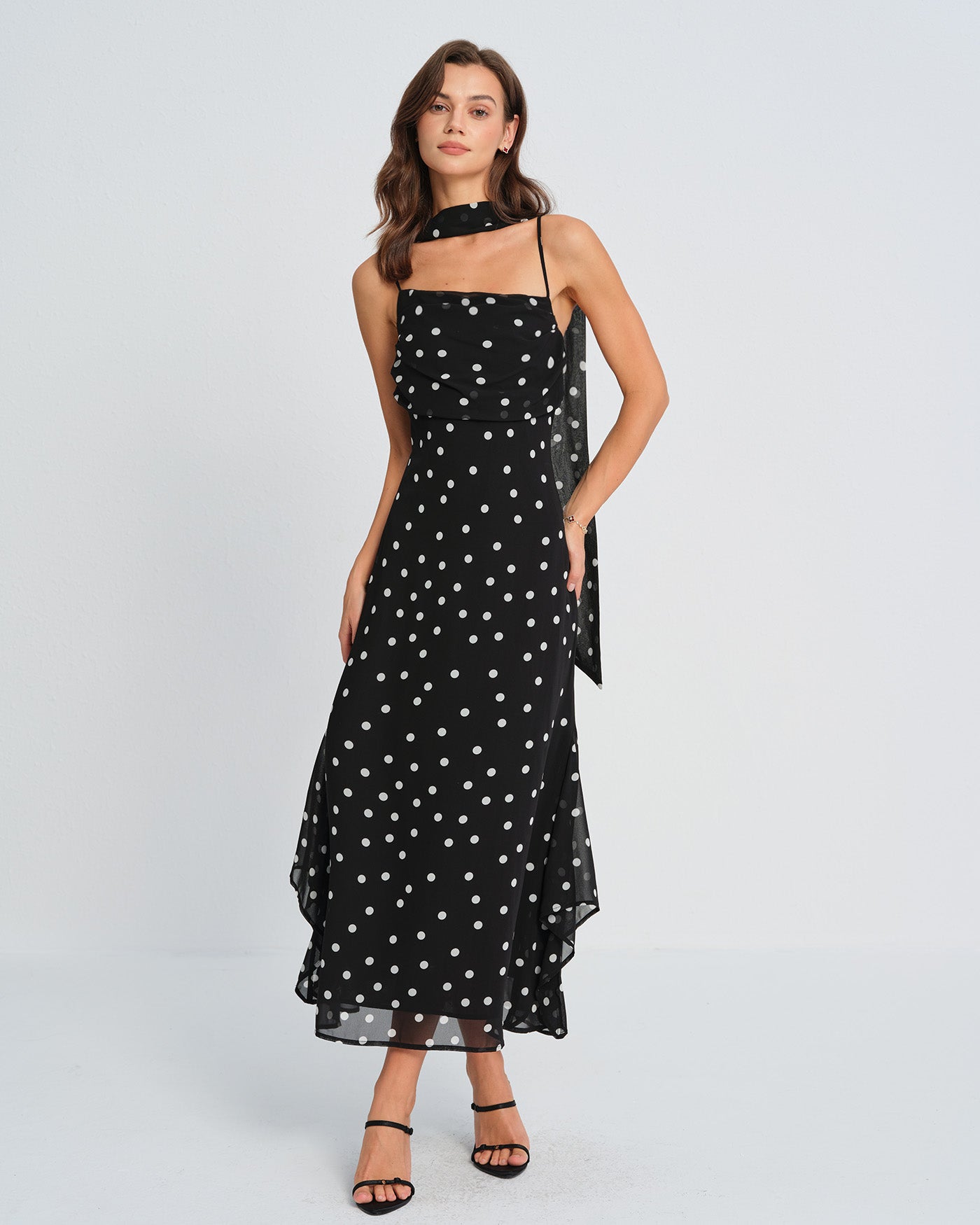 Women's woven polyester Maxi dress Dresses - RIHOAS
