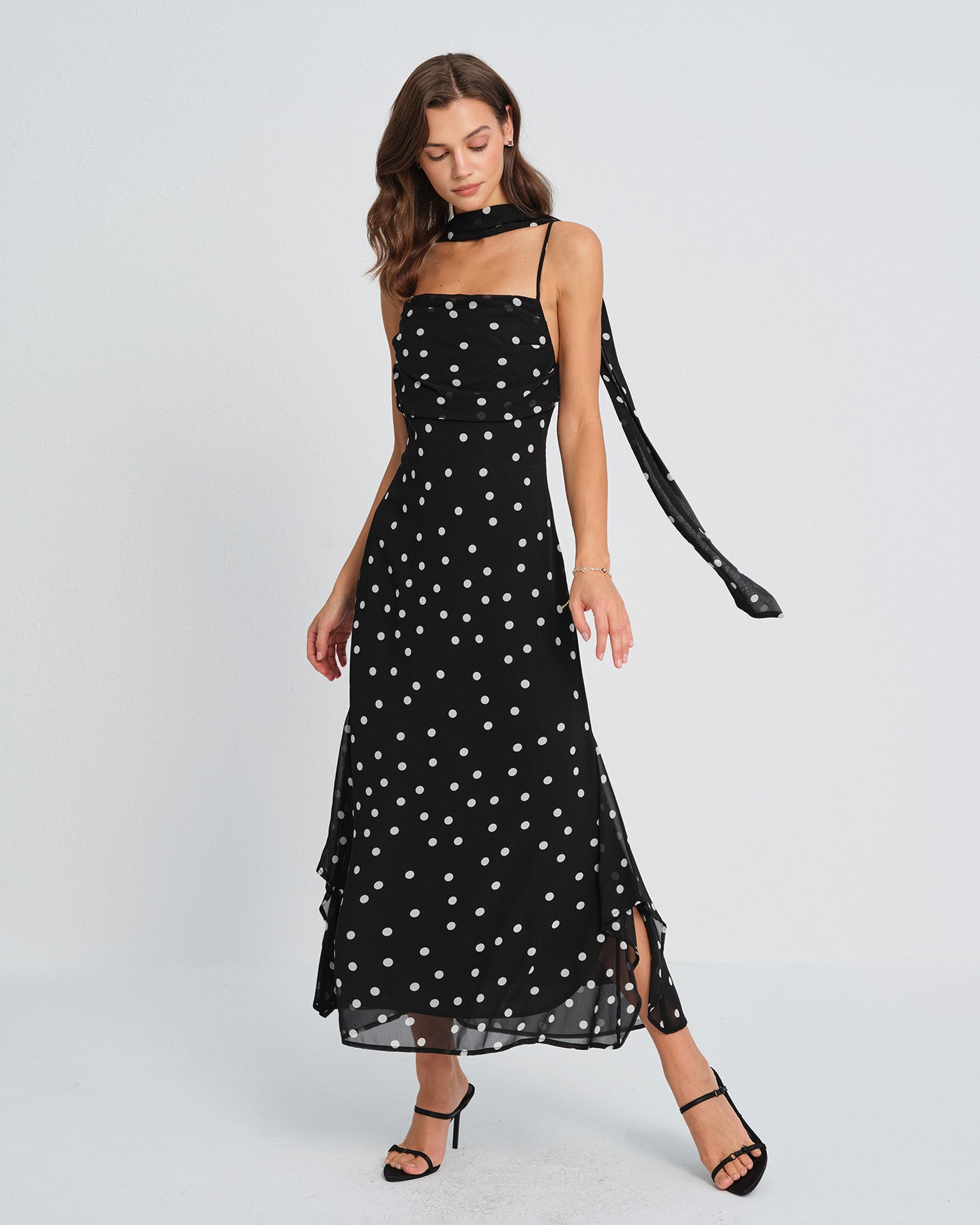Women's woven polyester Maxi dress Dresses - RIHOAS