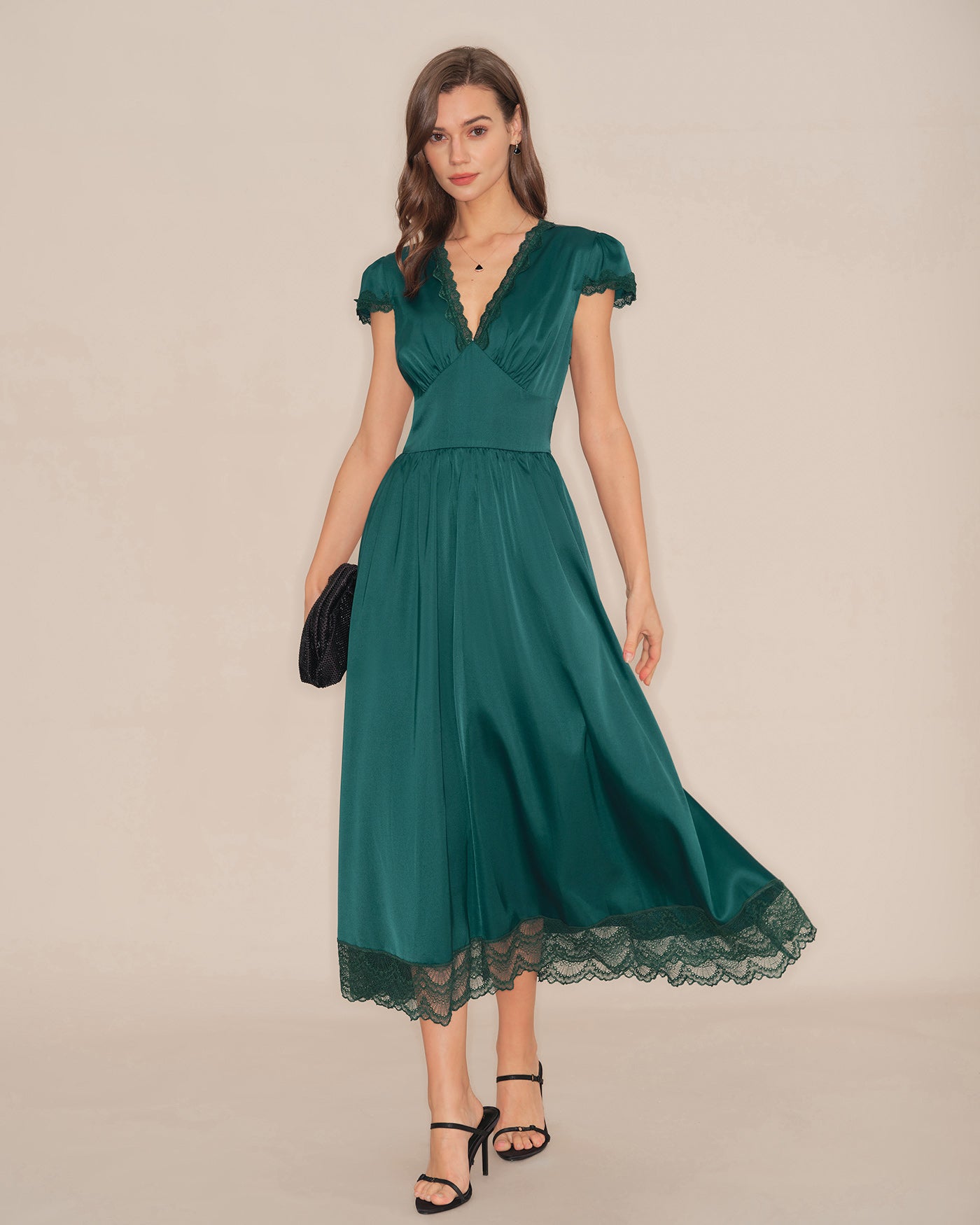 Women's Woven Polyester Maxi Dress Dresses - RIHOAS