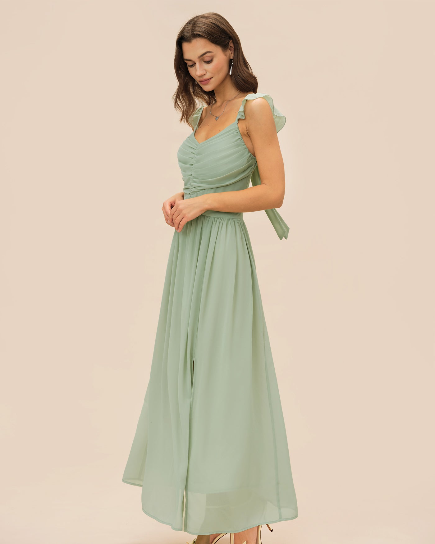 Women's Woven Polyester Maxi Dress Dresses - RIHOAS
