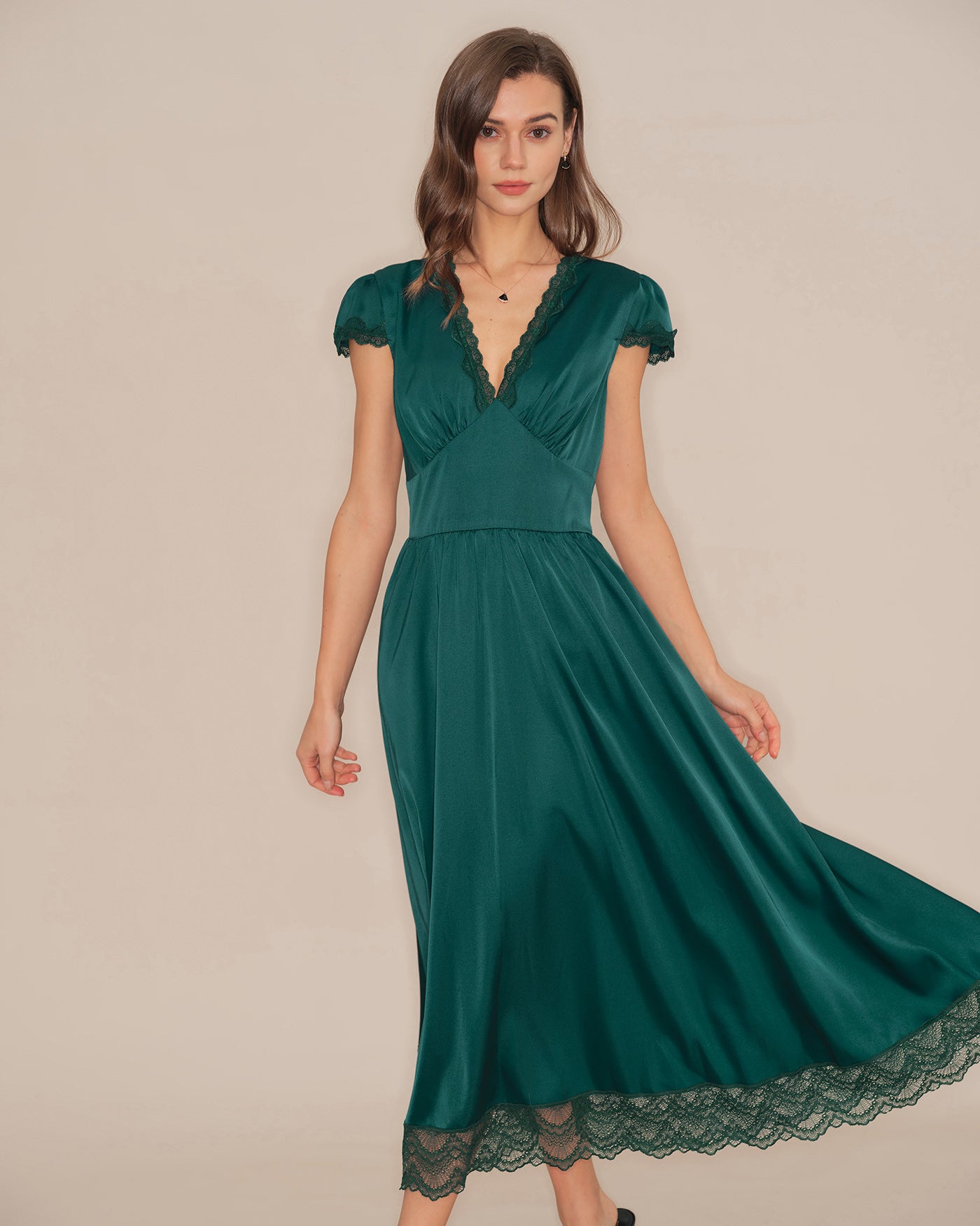 Women's Woven Polyester Maxi Dress Dresses - RIHOAS