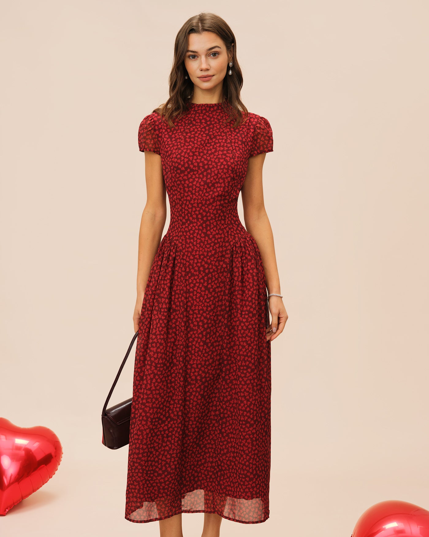 Women's Woven Polyester Maxi Dress Dresses - RIHOAS