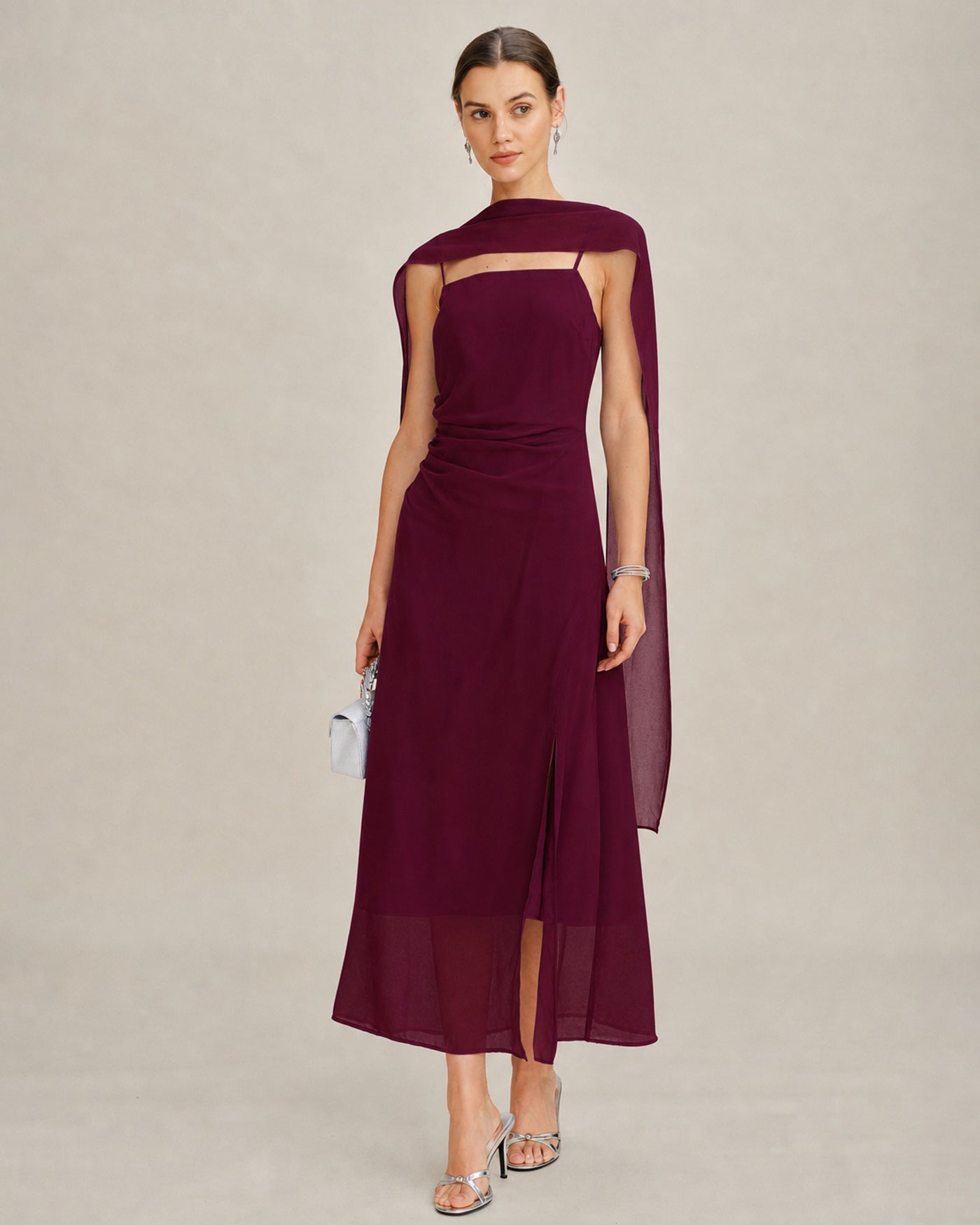 Women's Woven Polyester Maxi Dress Dresses - RIHOAS