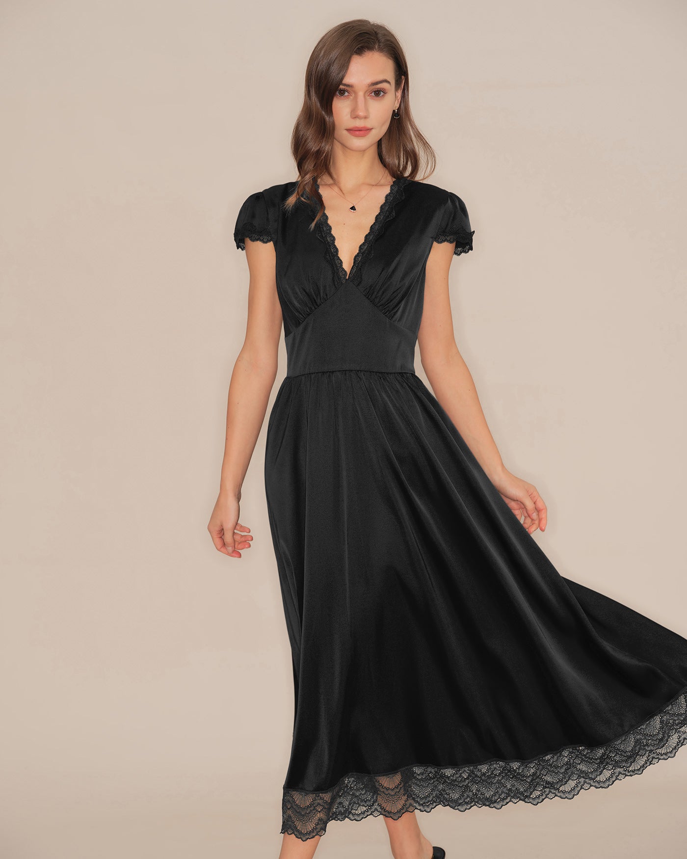 Women's Woven Polyester Maxi Dress Dresses - RIHOAS