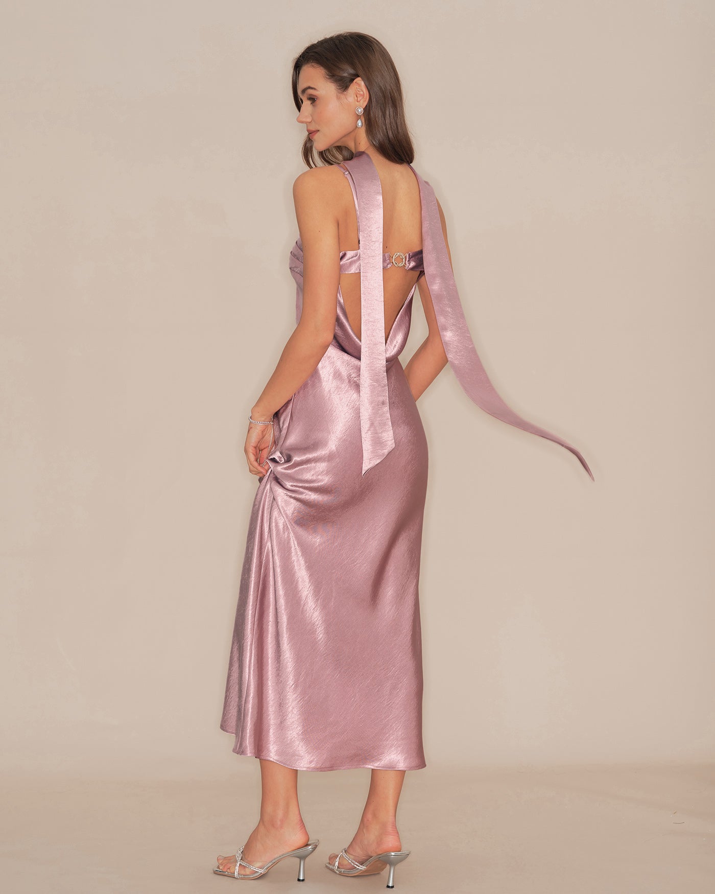 Women's Woven Polyester Maxi Dress Dresses - RIHOAS