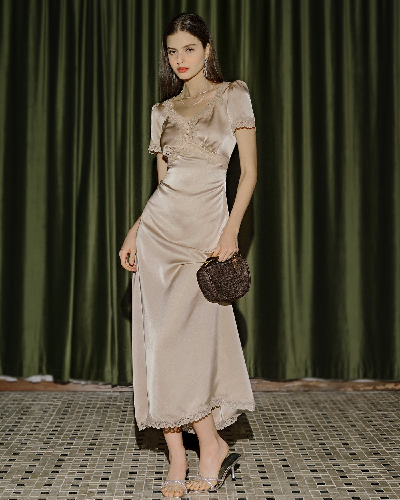 Women's Woven Polyester Maxi Dresses Dresses - RIHOAS