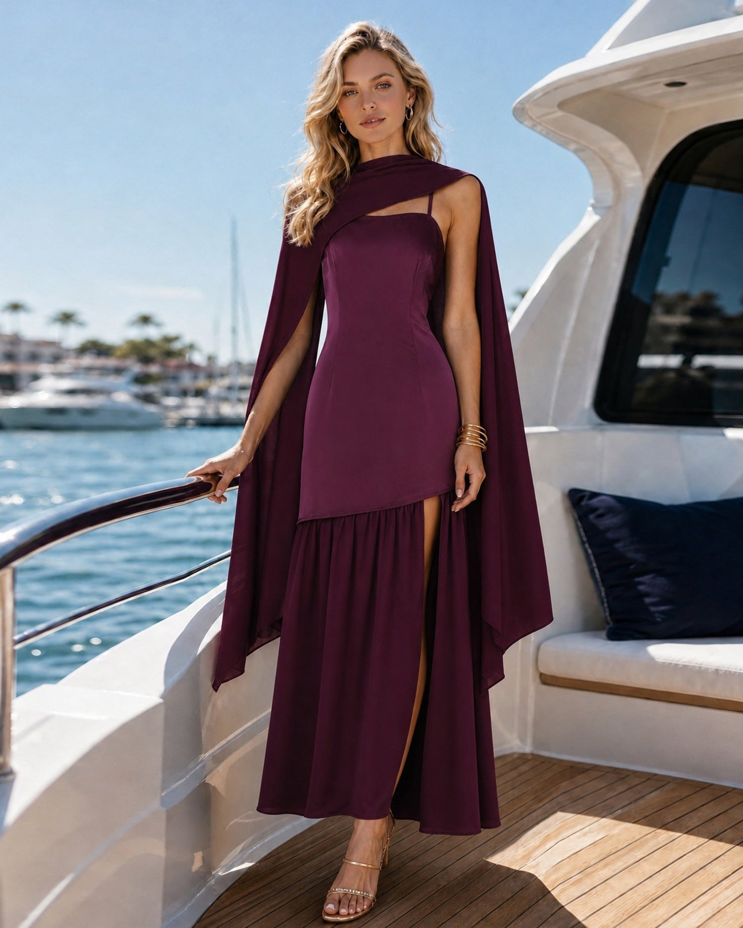 Women's Woven Polyester Maxi Dresses Dresses - RIHOAS