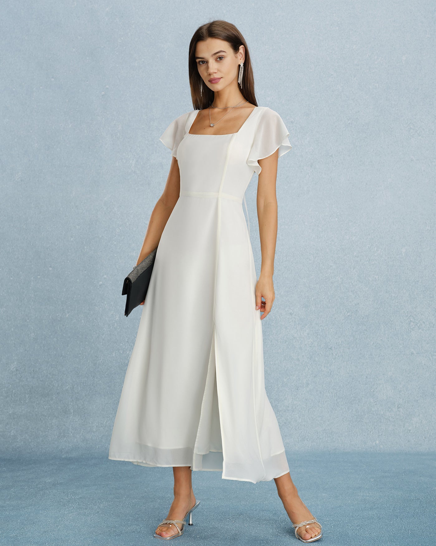 Women's Woven Polyester Maxi Dresses Dresses - RIHOAS