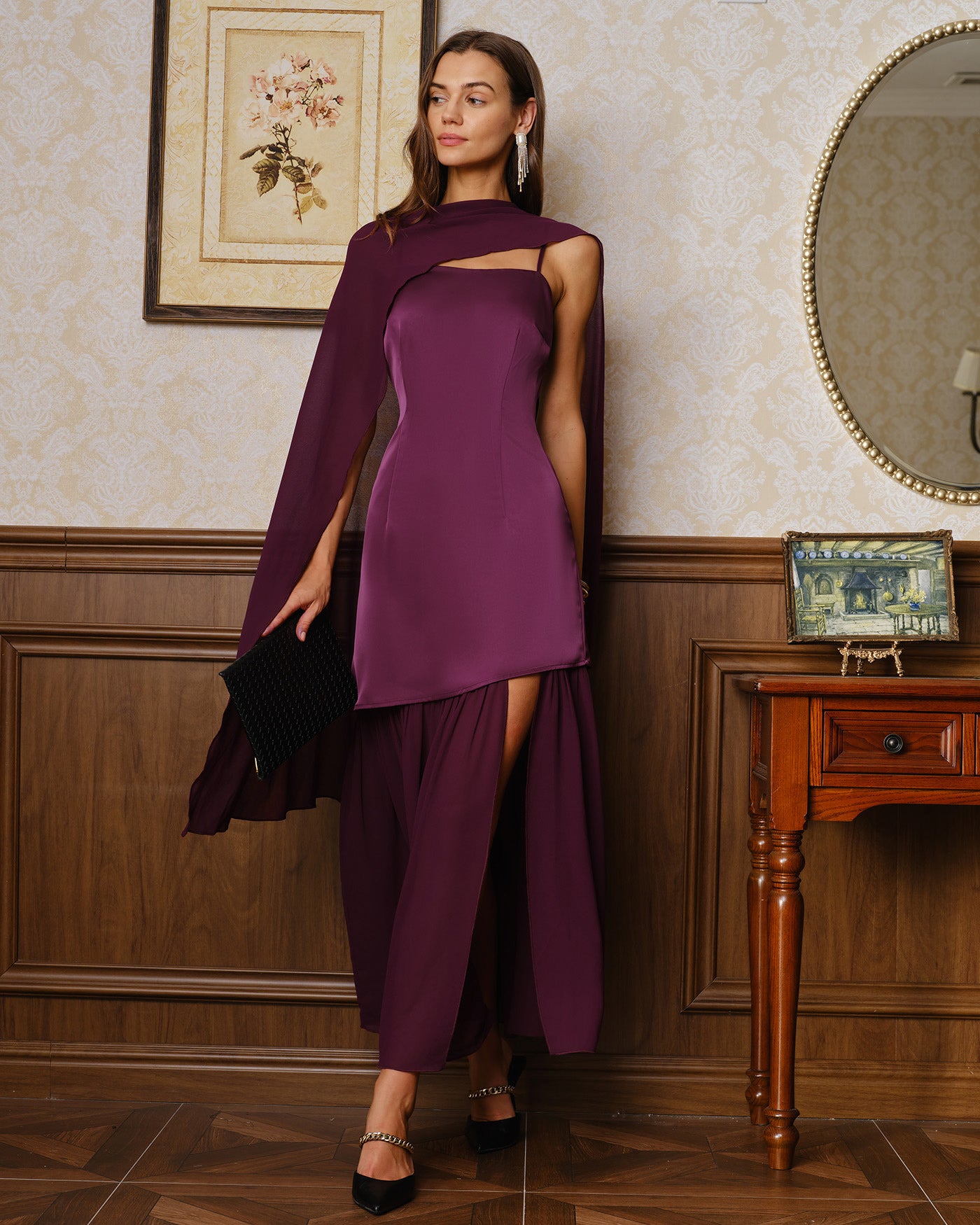 Women's Woven Polyester Maxi Dresses Dresses - RIHOAS