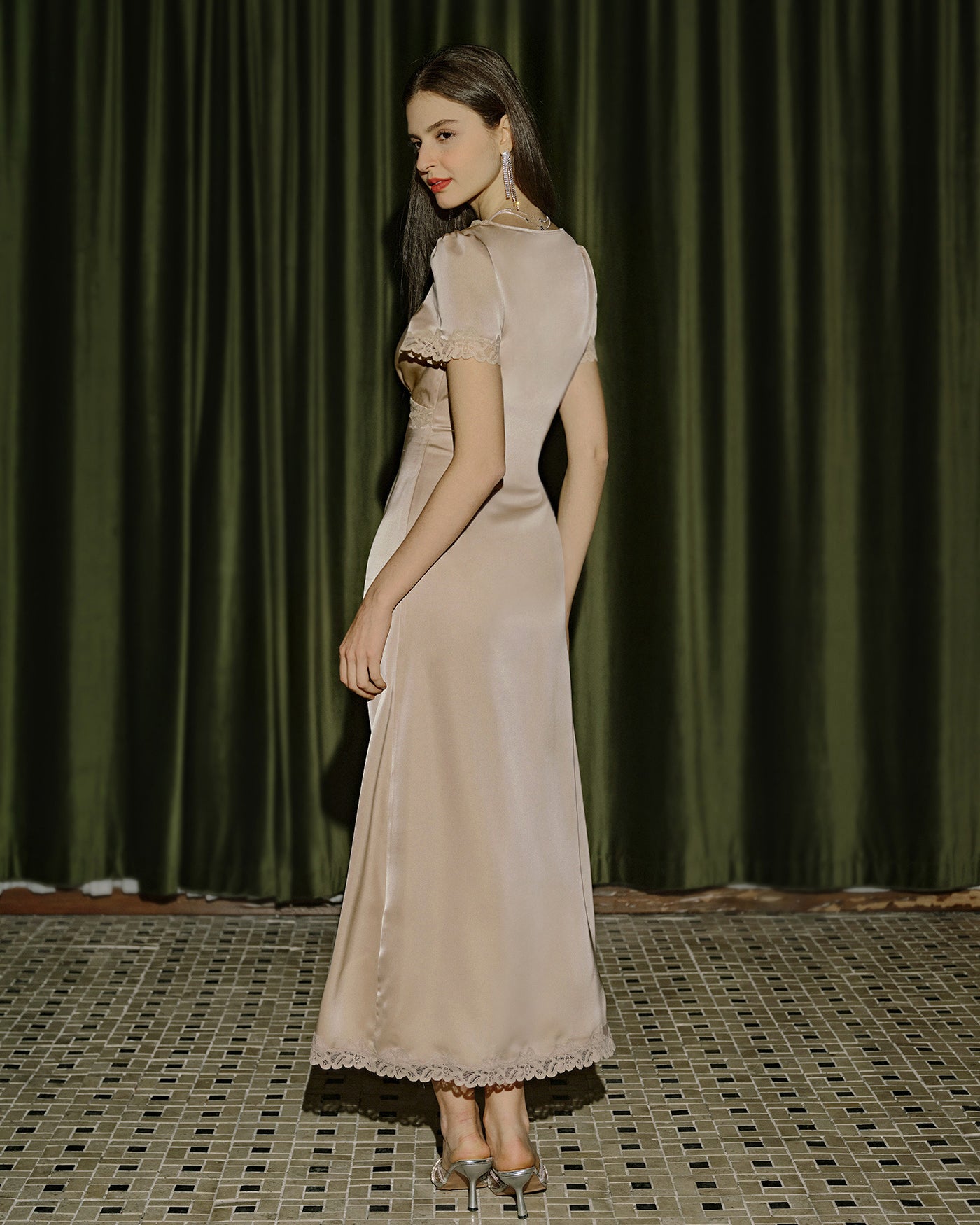 Women's Woven Polyester Maxi Dresses Dresses - RIHOAS