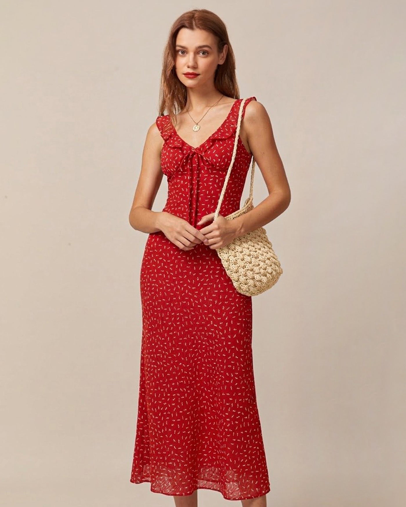 Women's Woven Polyester Maxi Dresses Dresses - RIHOAS