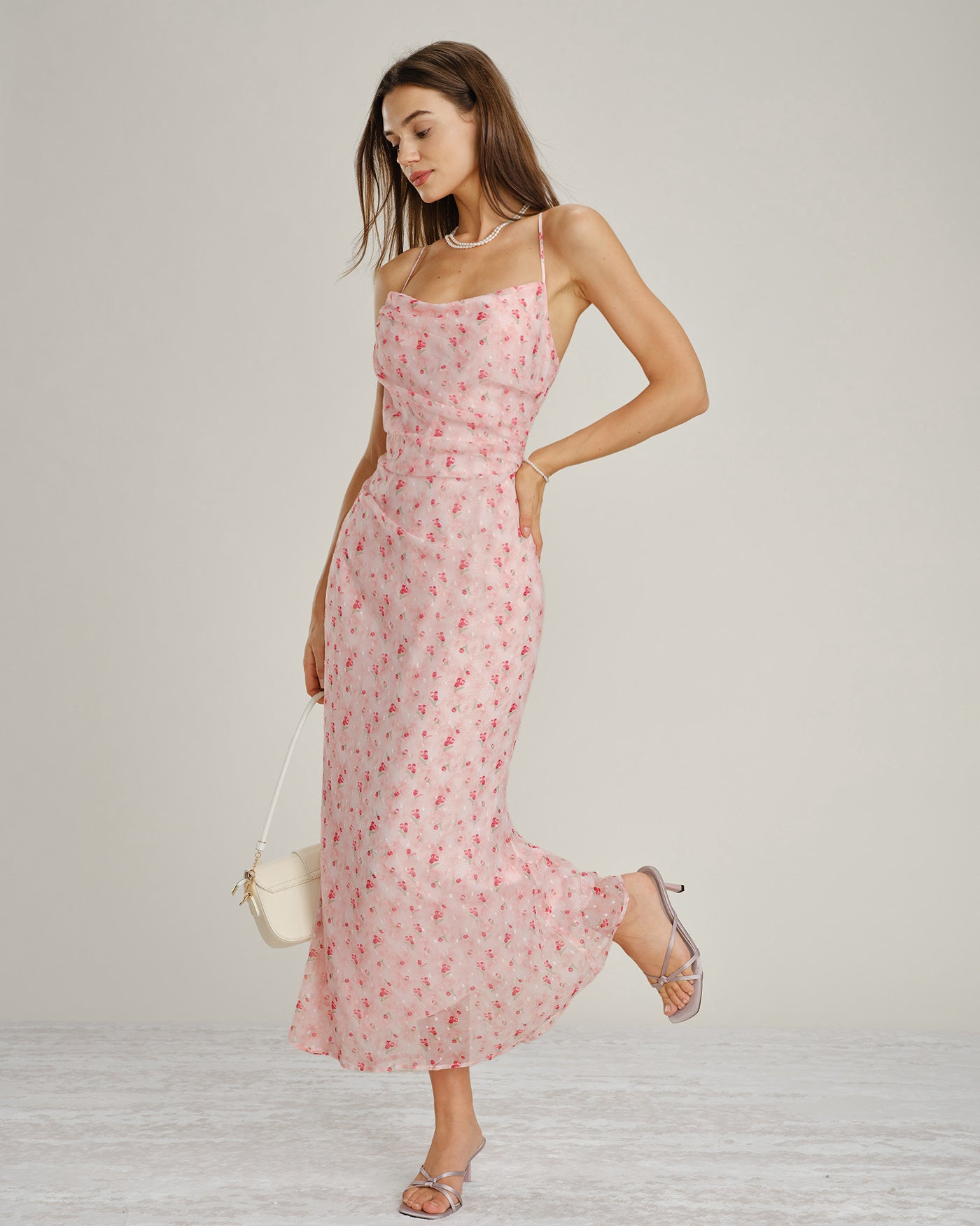 Women's Woven Polyester Maxi Dresses Dresses - RIHOAS