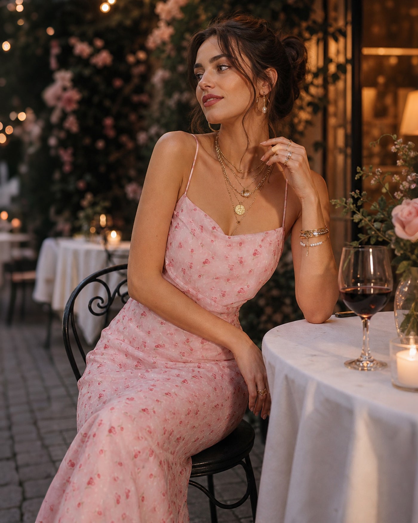Women's Woven Polyester Maxi Dresses Dresses - RIHOAS