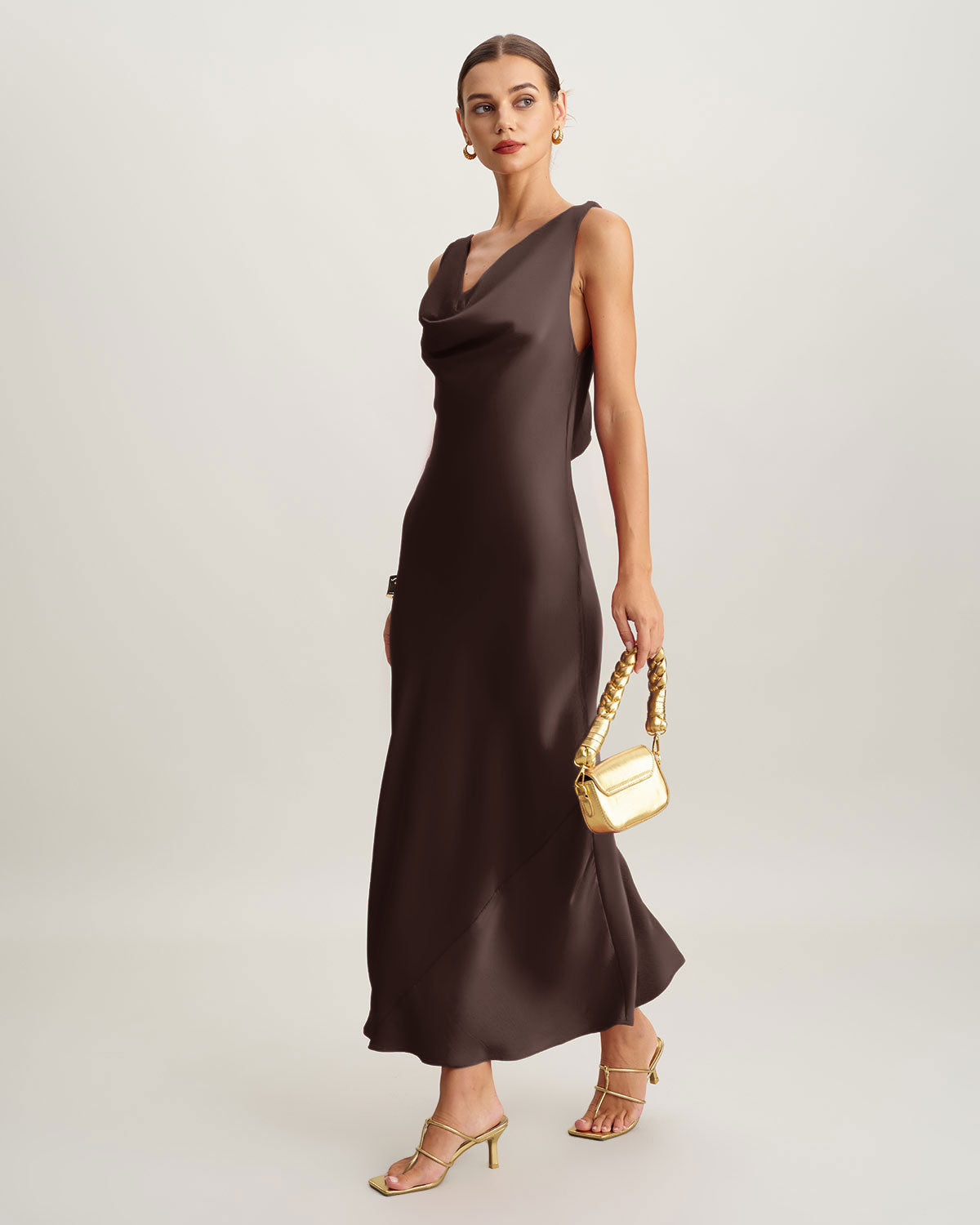 Women's Woven Polyester Maxi Dresses Dresses - RIHOAS