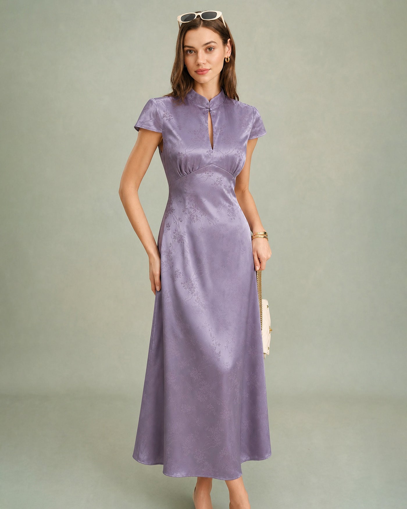 Women's Woven Polyester Maxi Dresses Dresses - RIHOAS