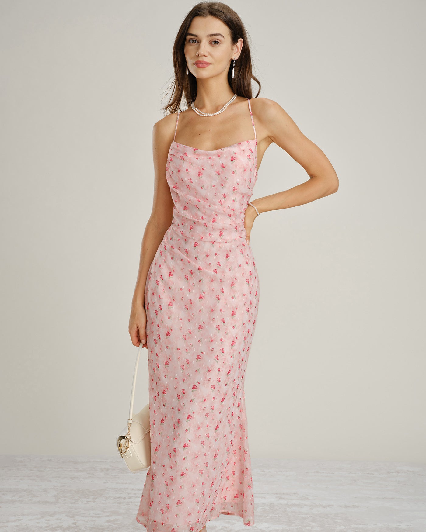 Women's Woven Polyester Maxi Dresses Dresses - RIHOAS