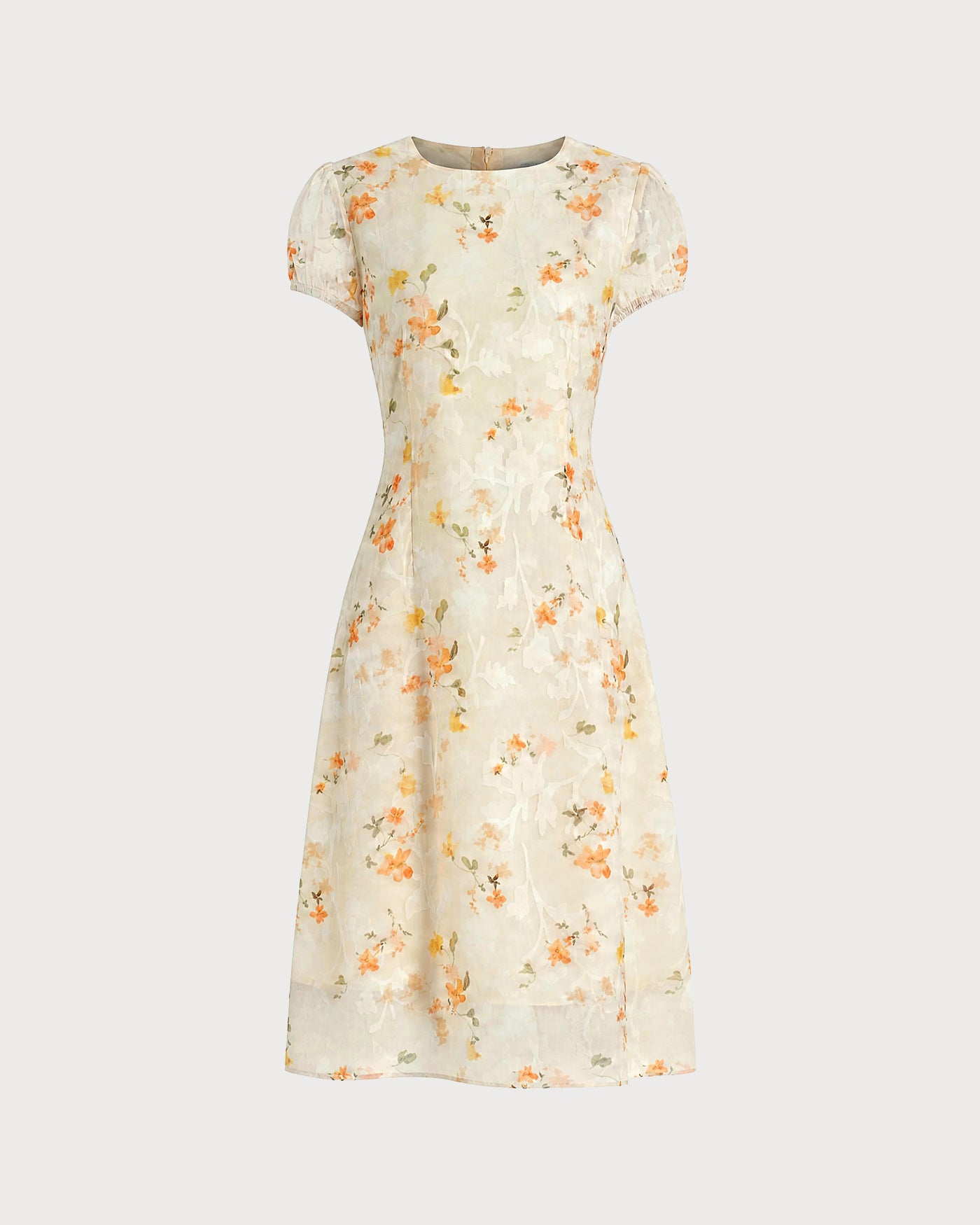 Women's Woven Polyester Midi Dress Dresses - RIHOAS
