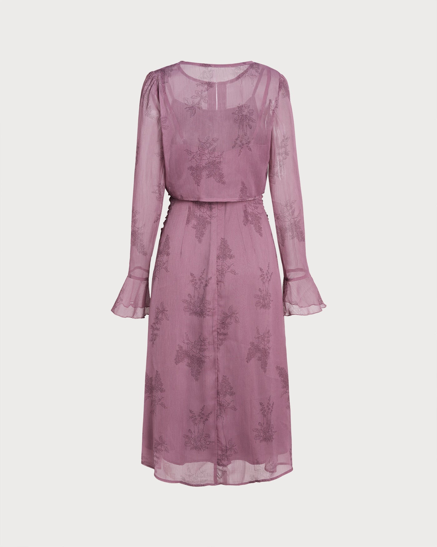 Women's Woven Polyester Midi Dress Dresses - RIHOAS
