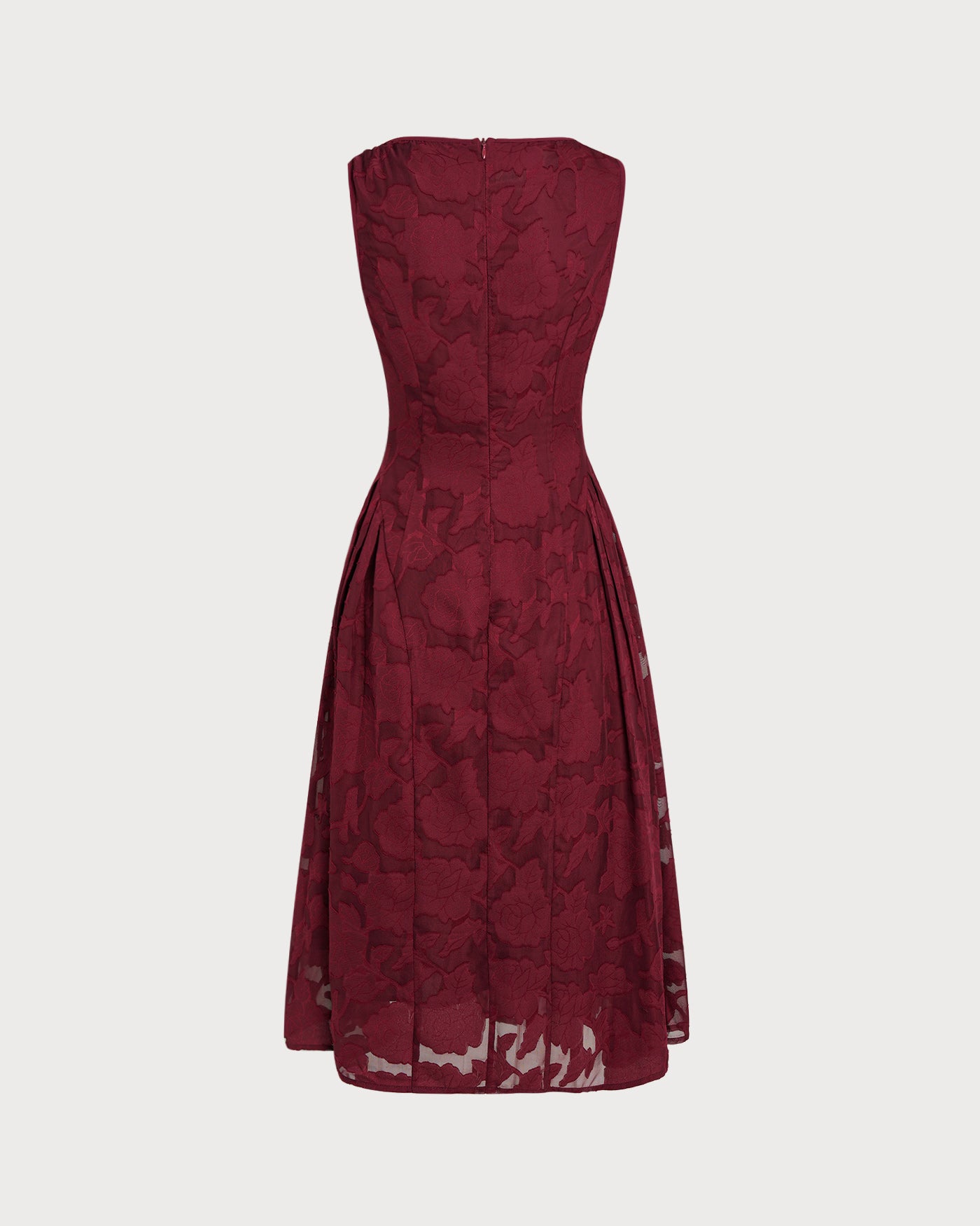 Women's Woven Polyester Midi Dress Dresses - RIHOAS